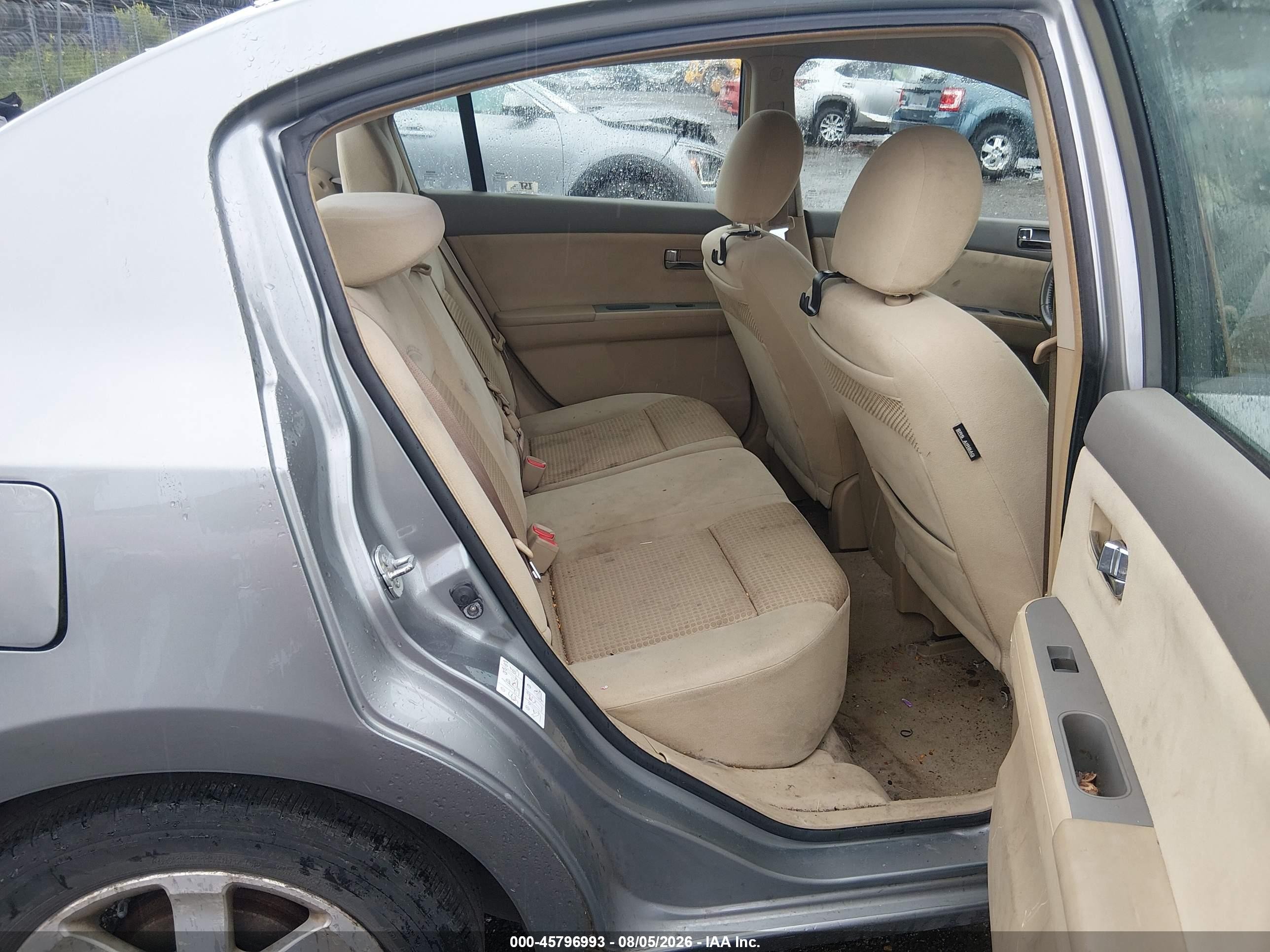 2007 Nissan Sentra 2.0s Silver vin: 3N1AB61E37L617825