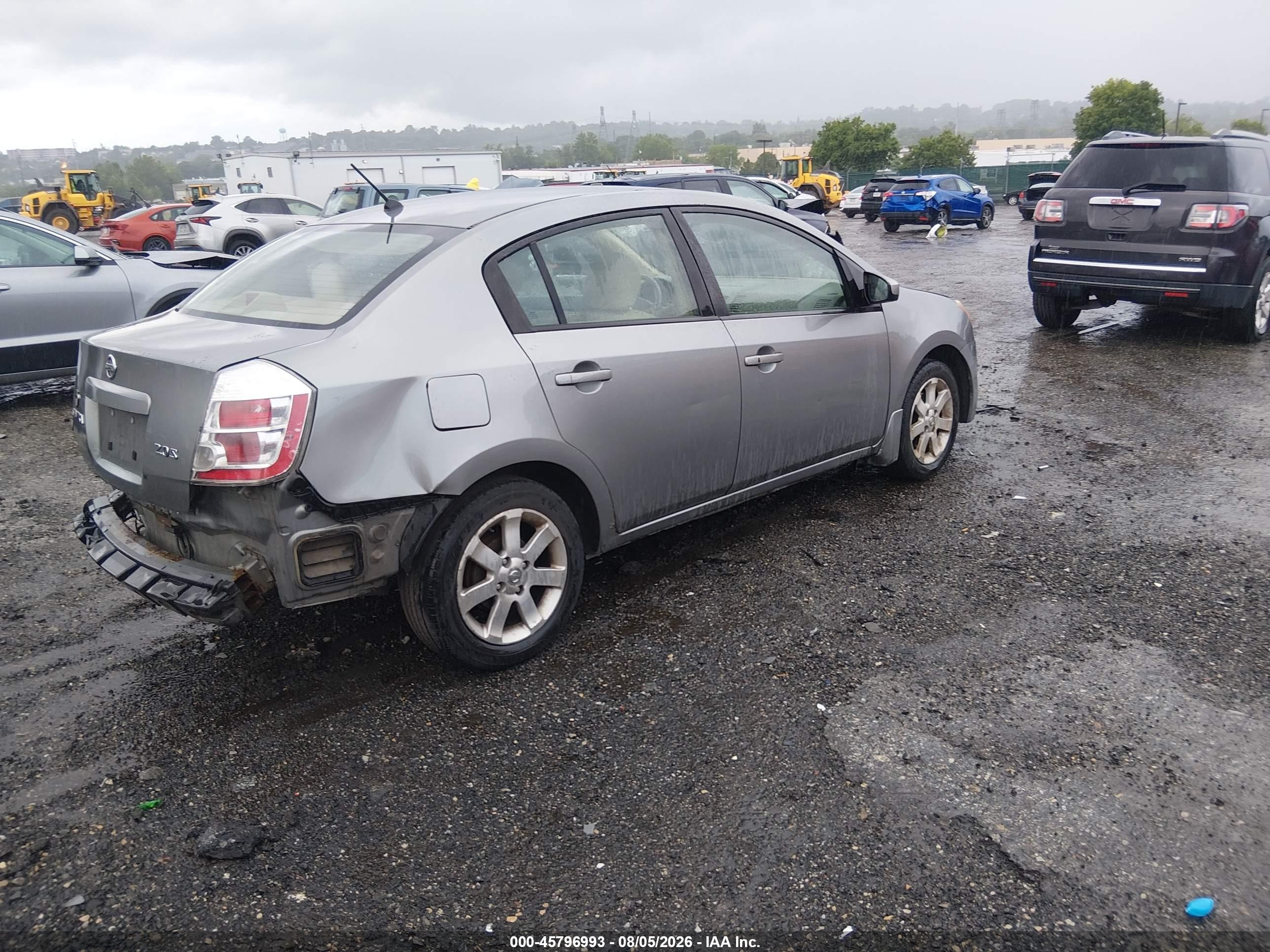 2007 Nissan Sentra 2.0s Silver vin: 3N1AB61E37L617825
