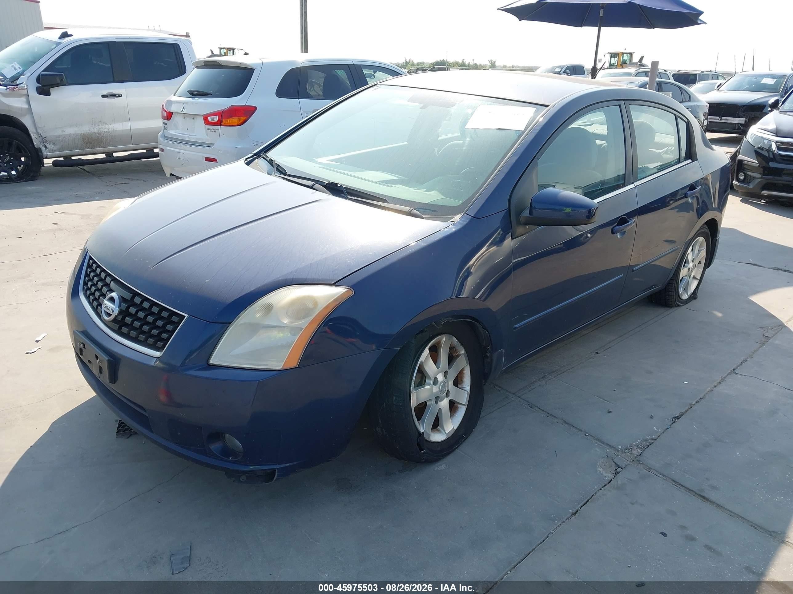2008 Nissan Sentra 2.0s Dark Blue vin: 3N1AB61E38L620662