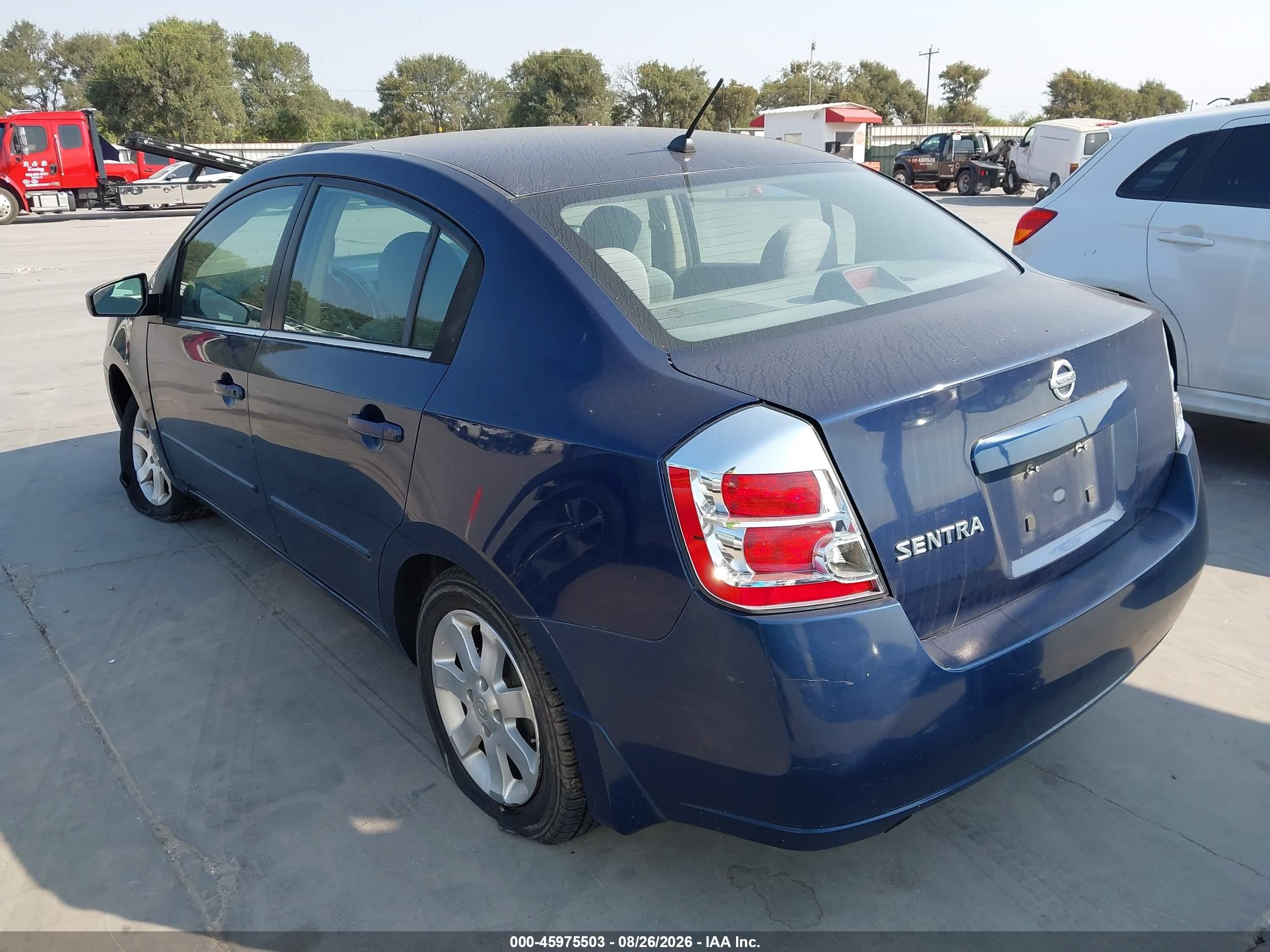 2008 Nissan Sentra 2.0s Dark Blue vin: 3N1AB61E38L620662