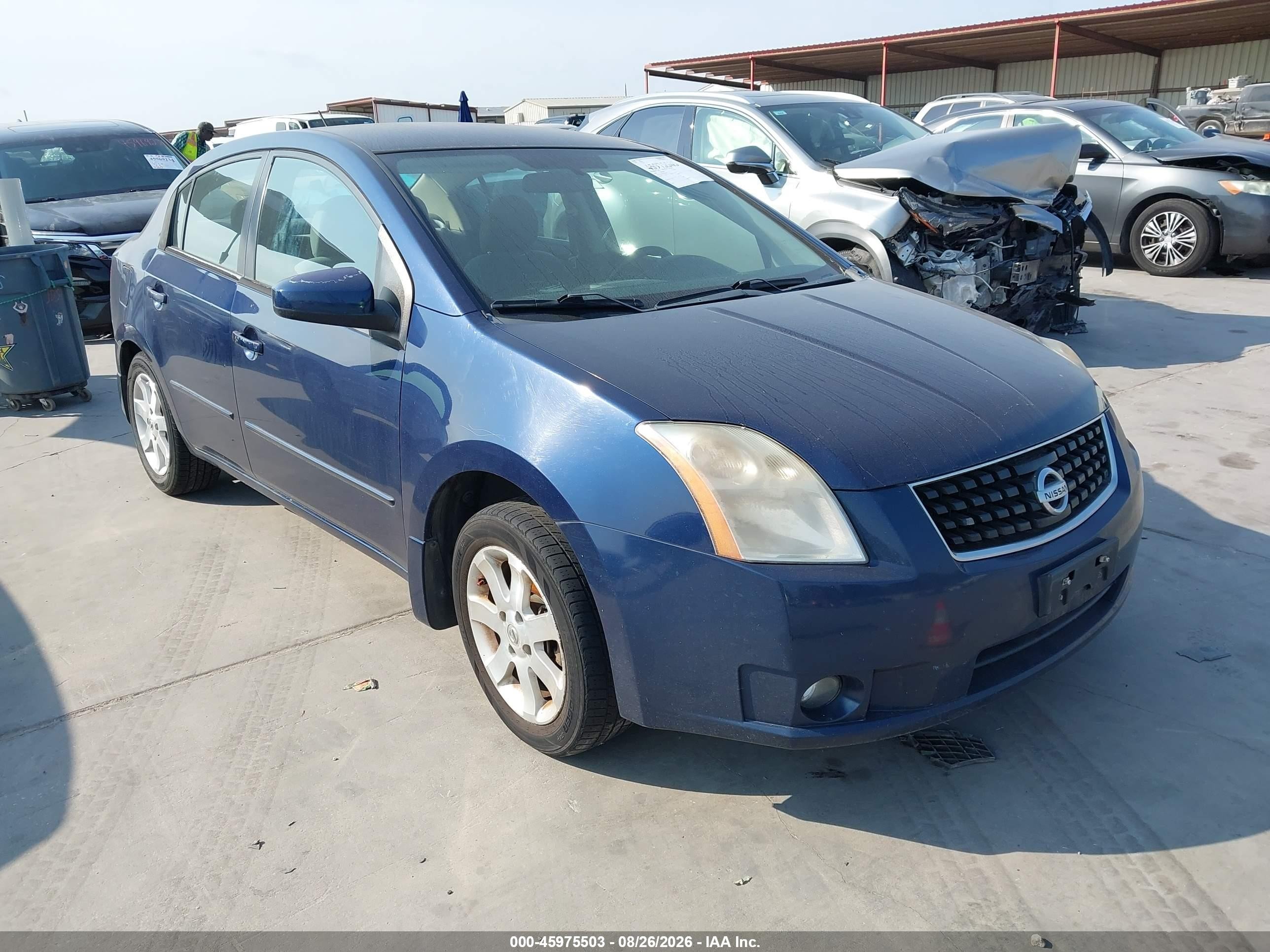2008 Nissan Sentra 2.0s Dark Blue vin: 3N1AB61E38L620662