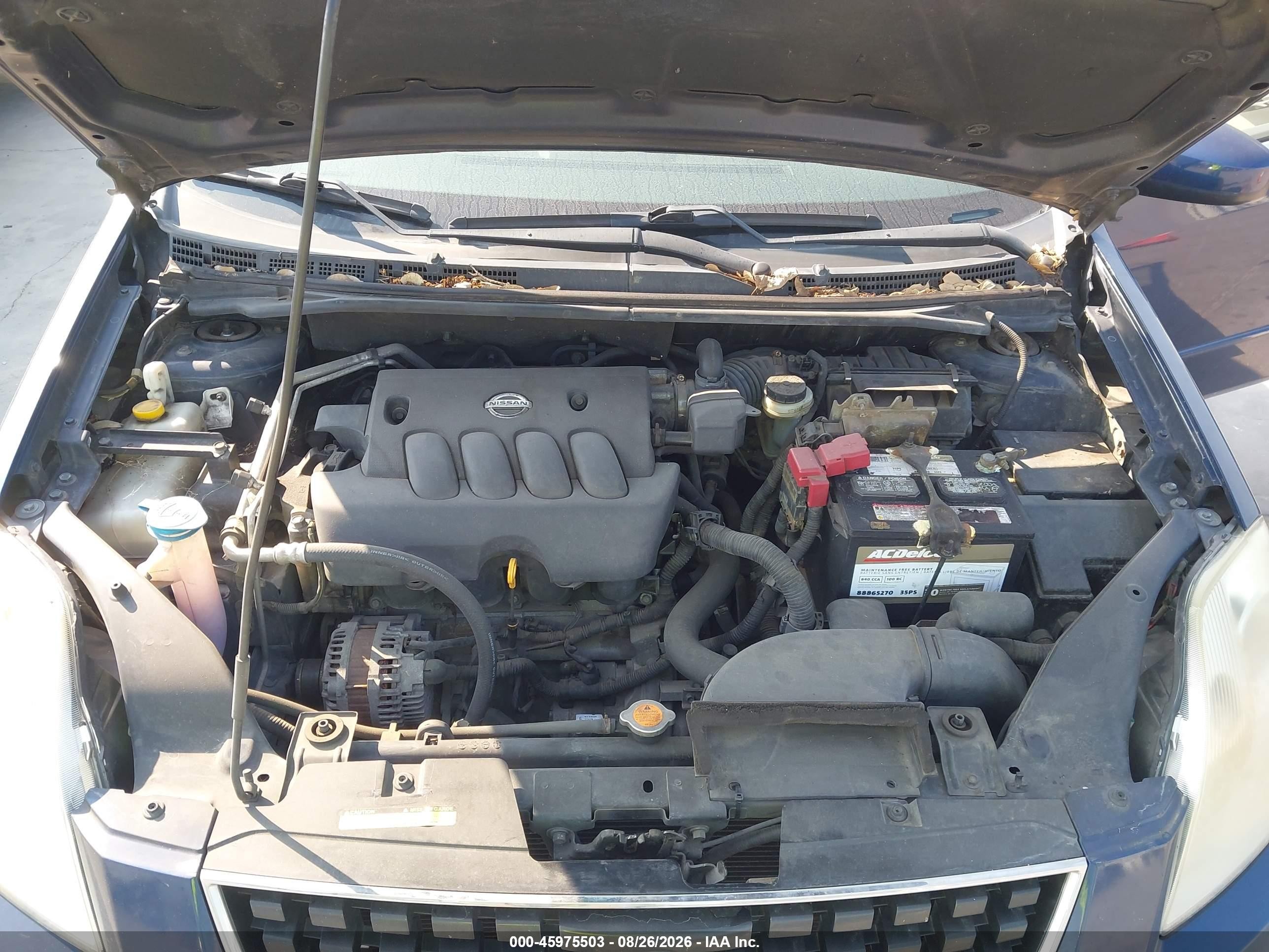 2008 Nissan Sentra 2.0s Dark Blue vin: 3N1AB61E38L620662