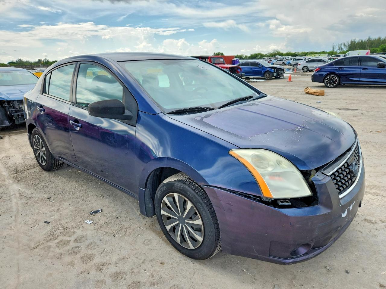 2008 Nissan Sentra 2.0 Blue vin: 3N1AB61E38L646579