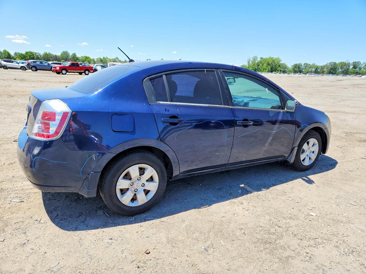 2008 Nissan Sentra 2.0 Blue vin: 3N1AB61E38L664984