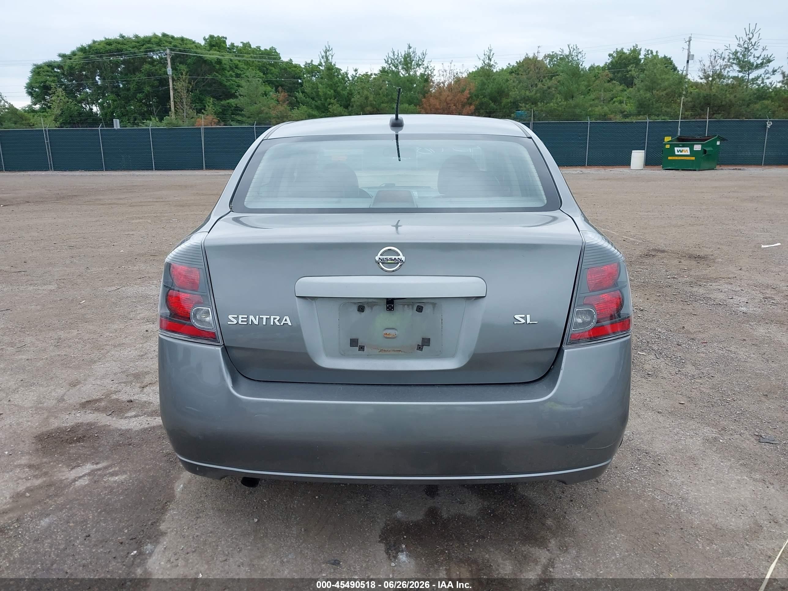 2008 Nissan Sentra 2.0 Sl Gray vin: 3N1AB61E38L684765