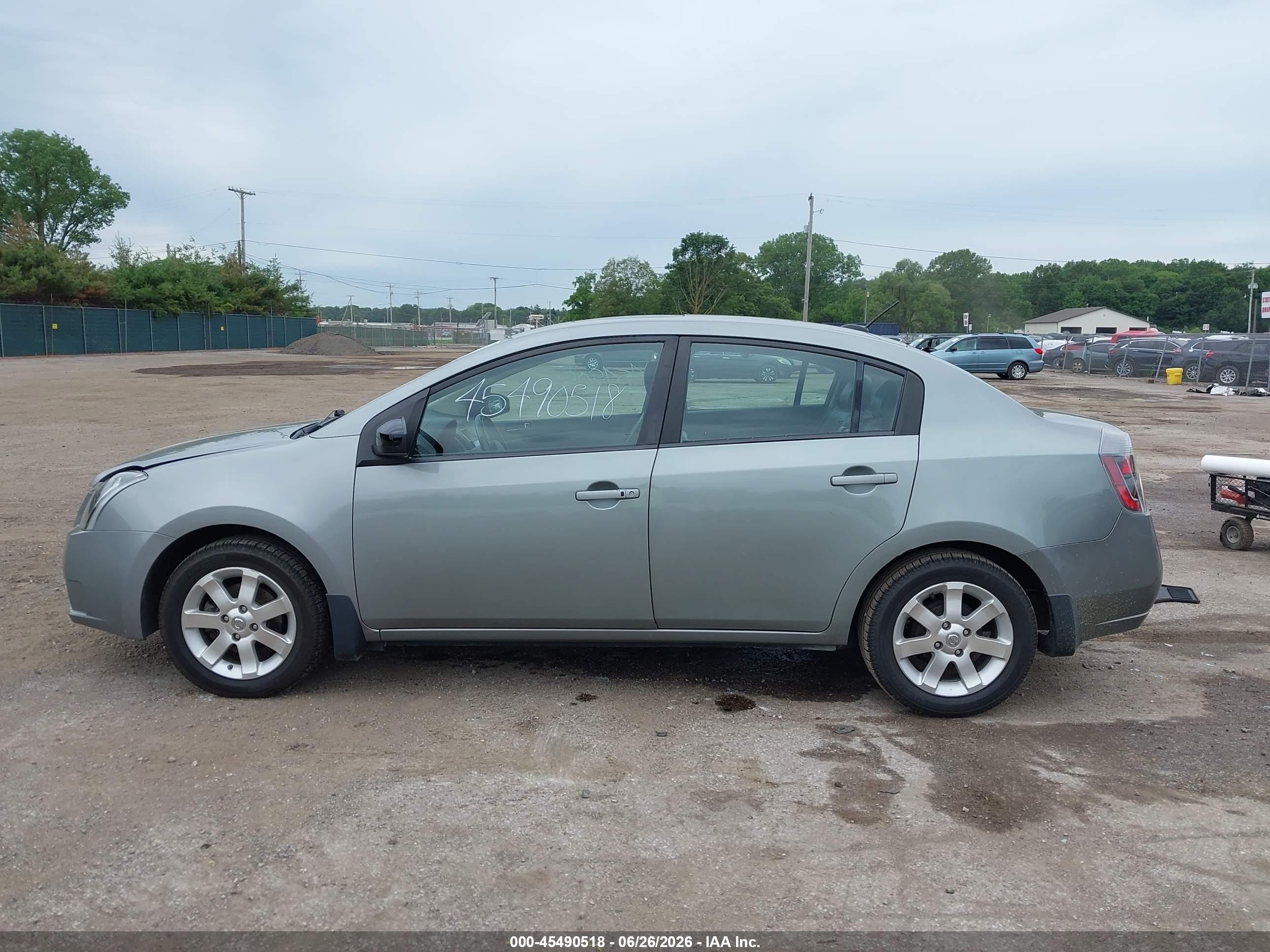2008 Nissan Sentra 2.0 Sl Gray vin: 3N1AB61E38L684765