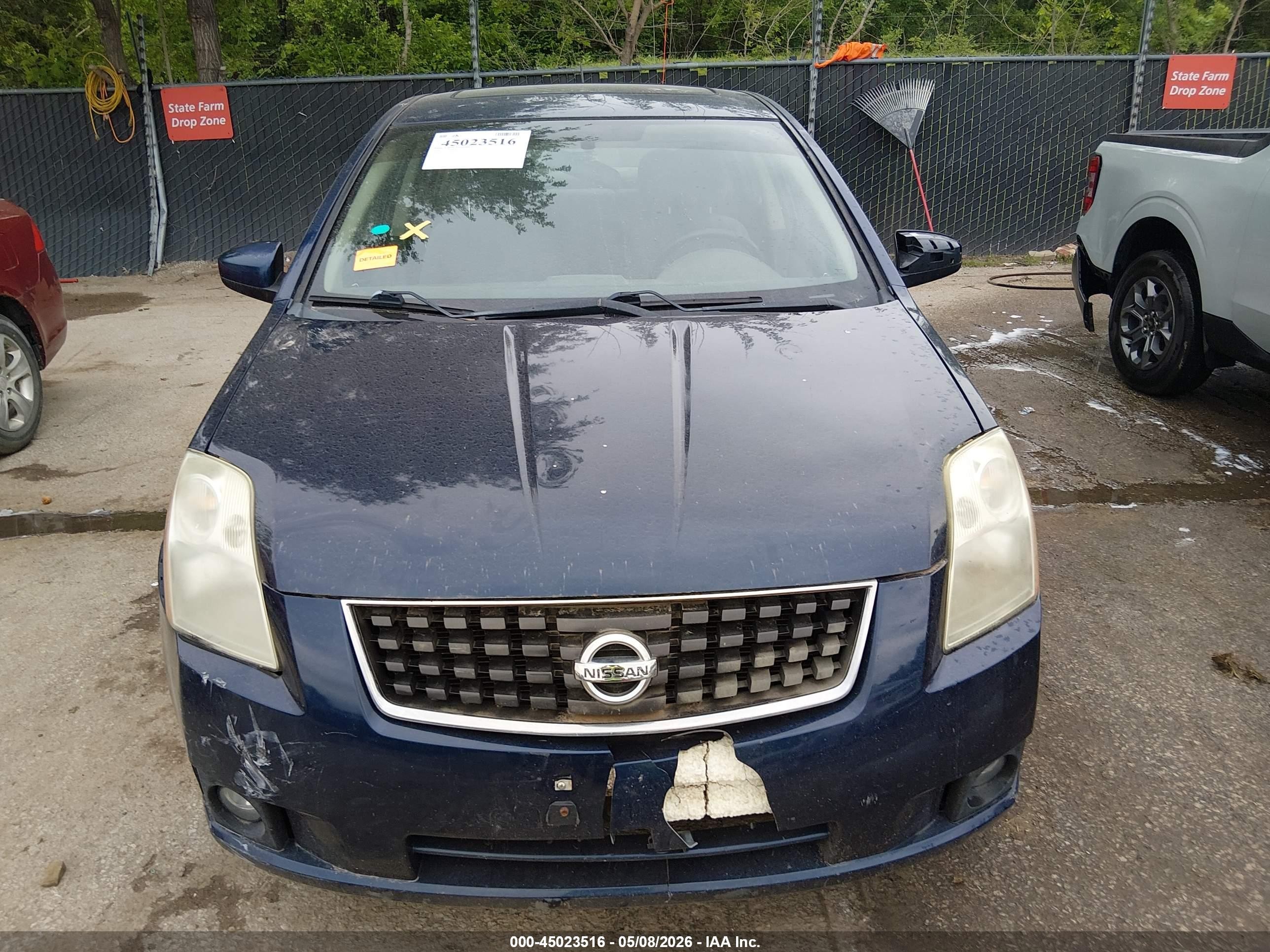 2008 Nissan Sentra 2.0s Blue vin: 3N1AB61E38L684961