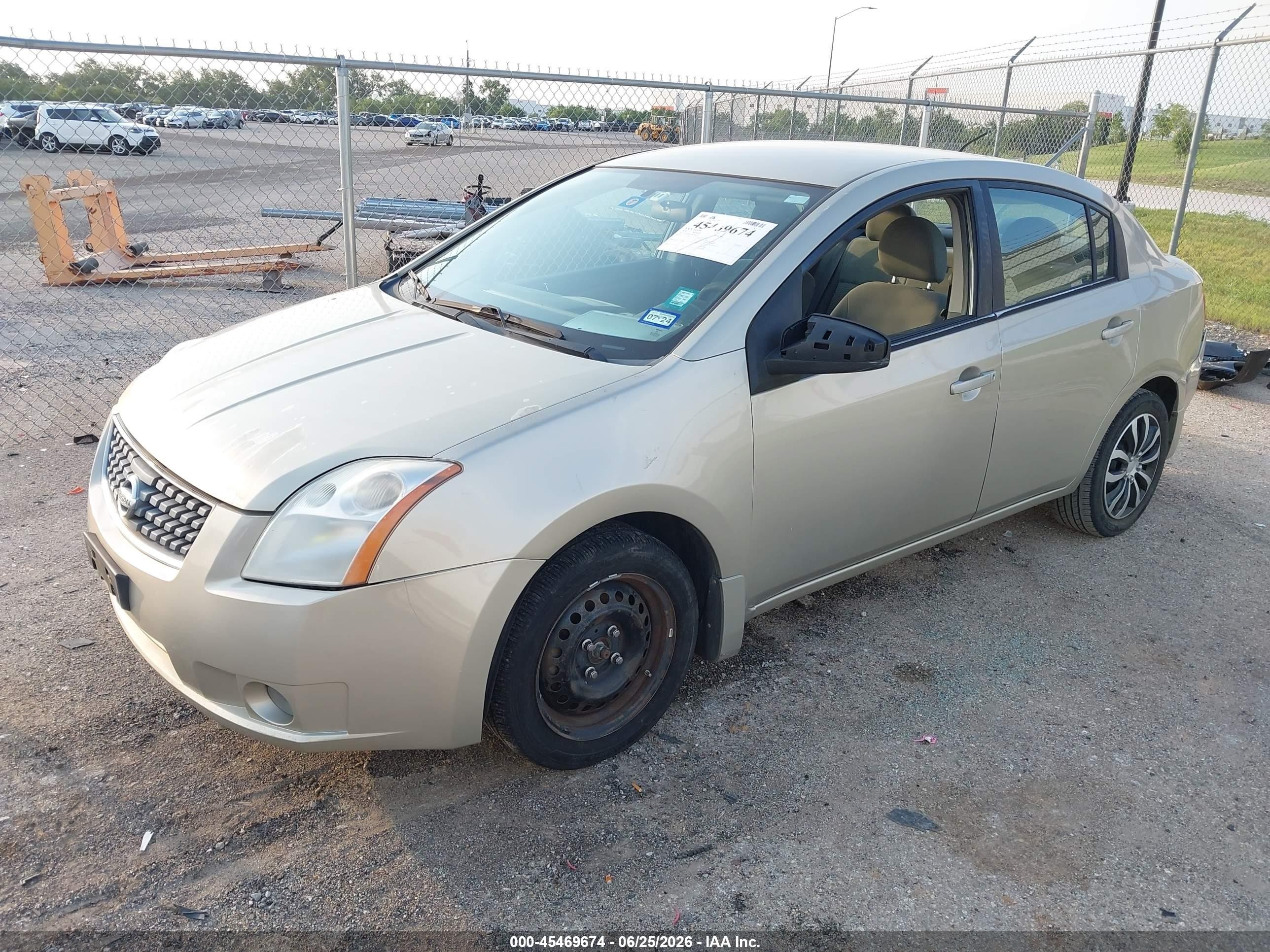 2008 Nissan Sentra 2.0 S Champagne vin: 3N1AB61E38L702553
