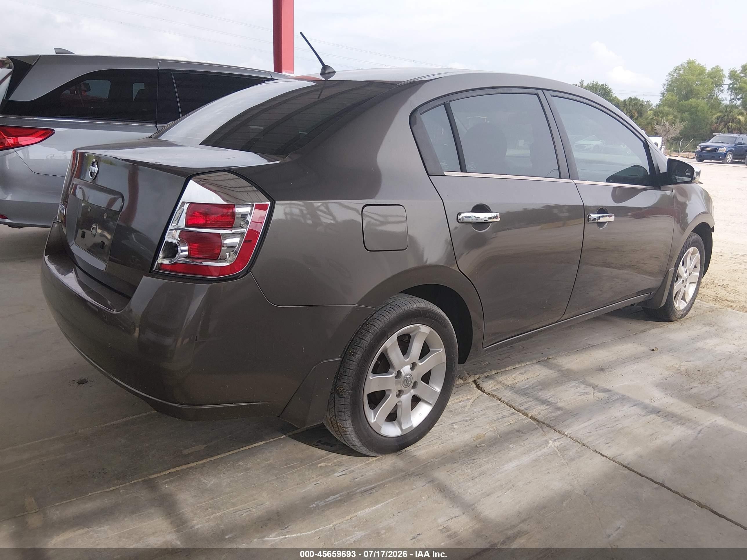 2008 Nissan Sentra 2.0 S Gray vin: 3N1AB61E38L724813