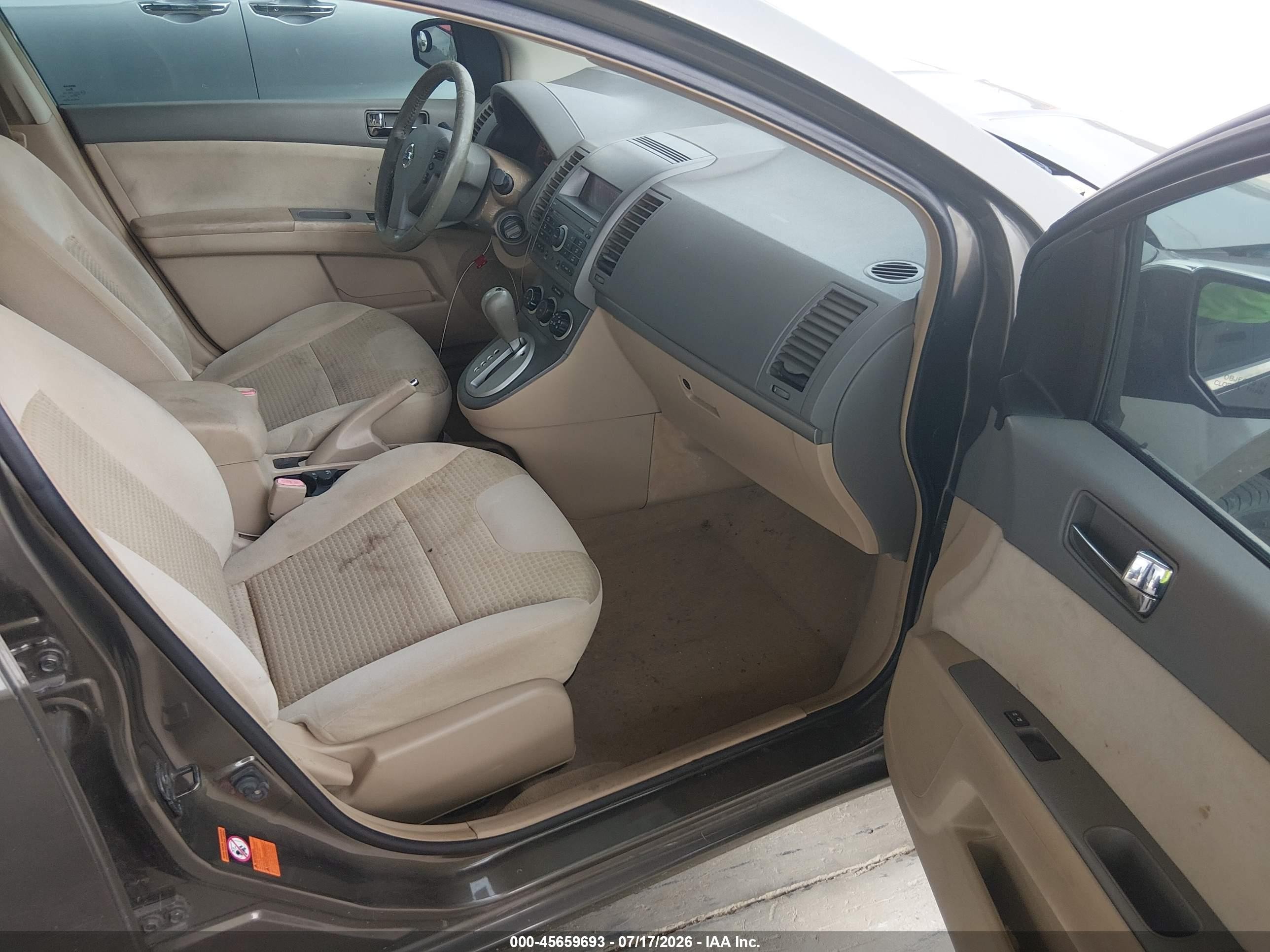2008 Nissan Sentra 2.0 S Gray vin: 3N1AB61E38L724813
