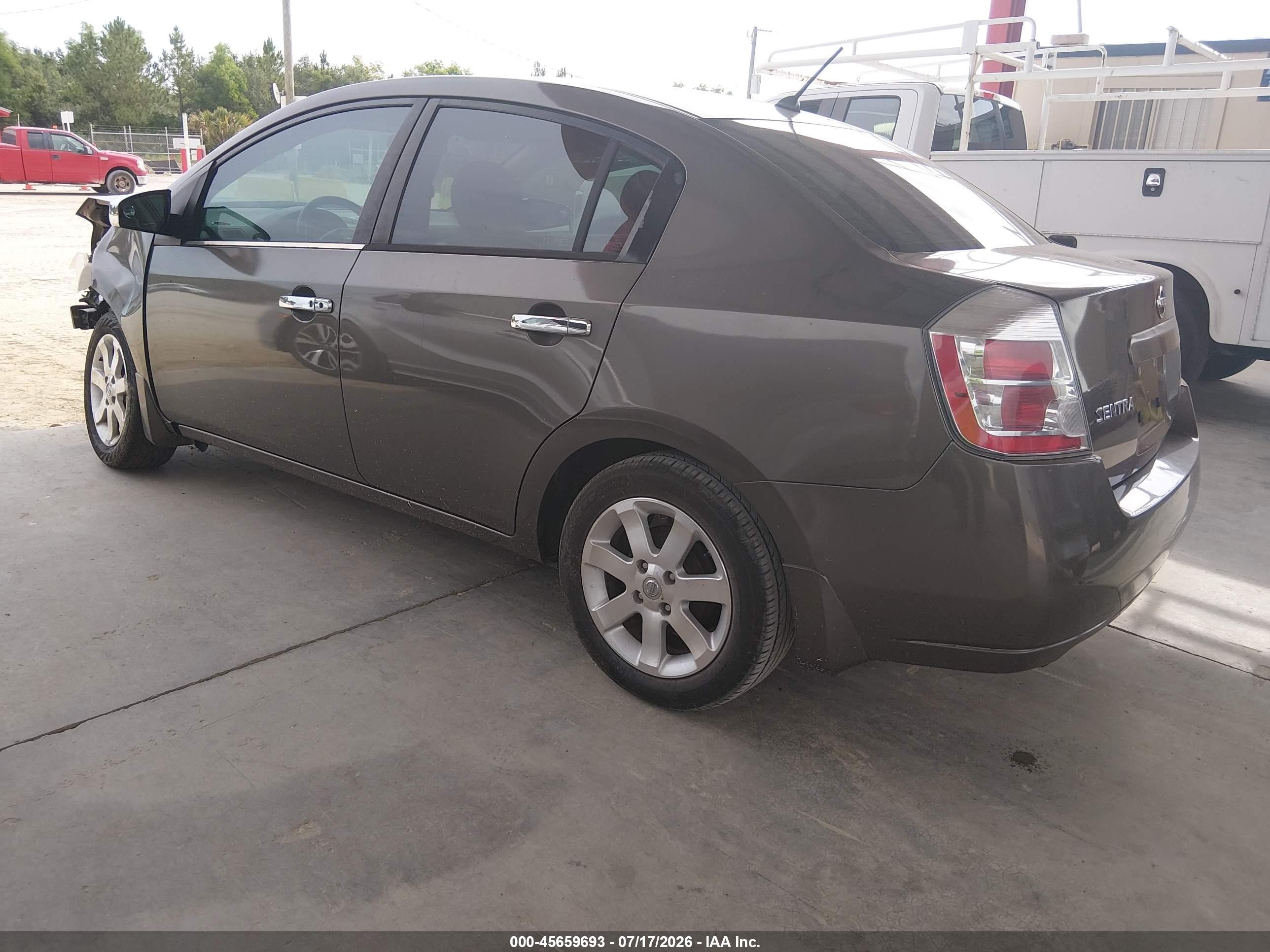 2008 Nissan Sentra 2.0 S Gray vin: 3N1AB61E38L724813