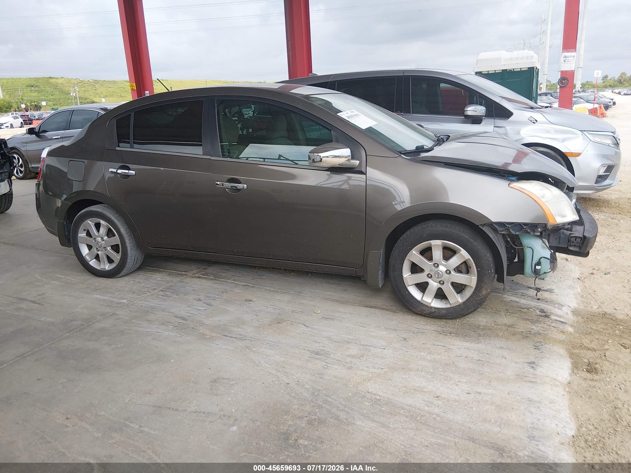 2008 Nissan Sentra 2.0 S Gray vin: 3N1AB61E38L724813