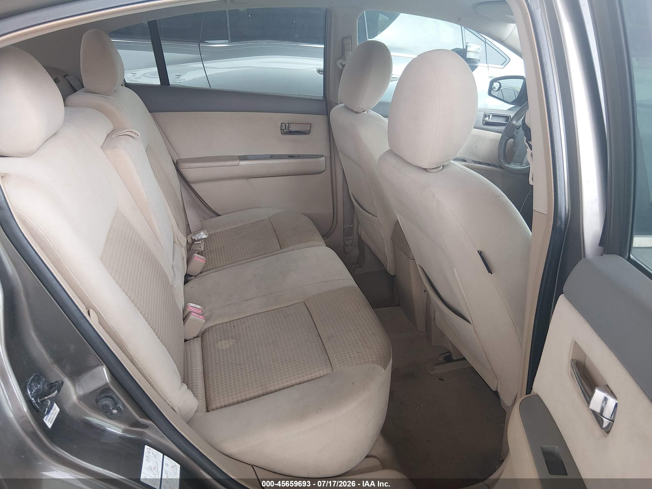 2008 Nissan Sentra 2.0 S Gray vin: 3N1AB61E38L724813