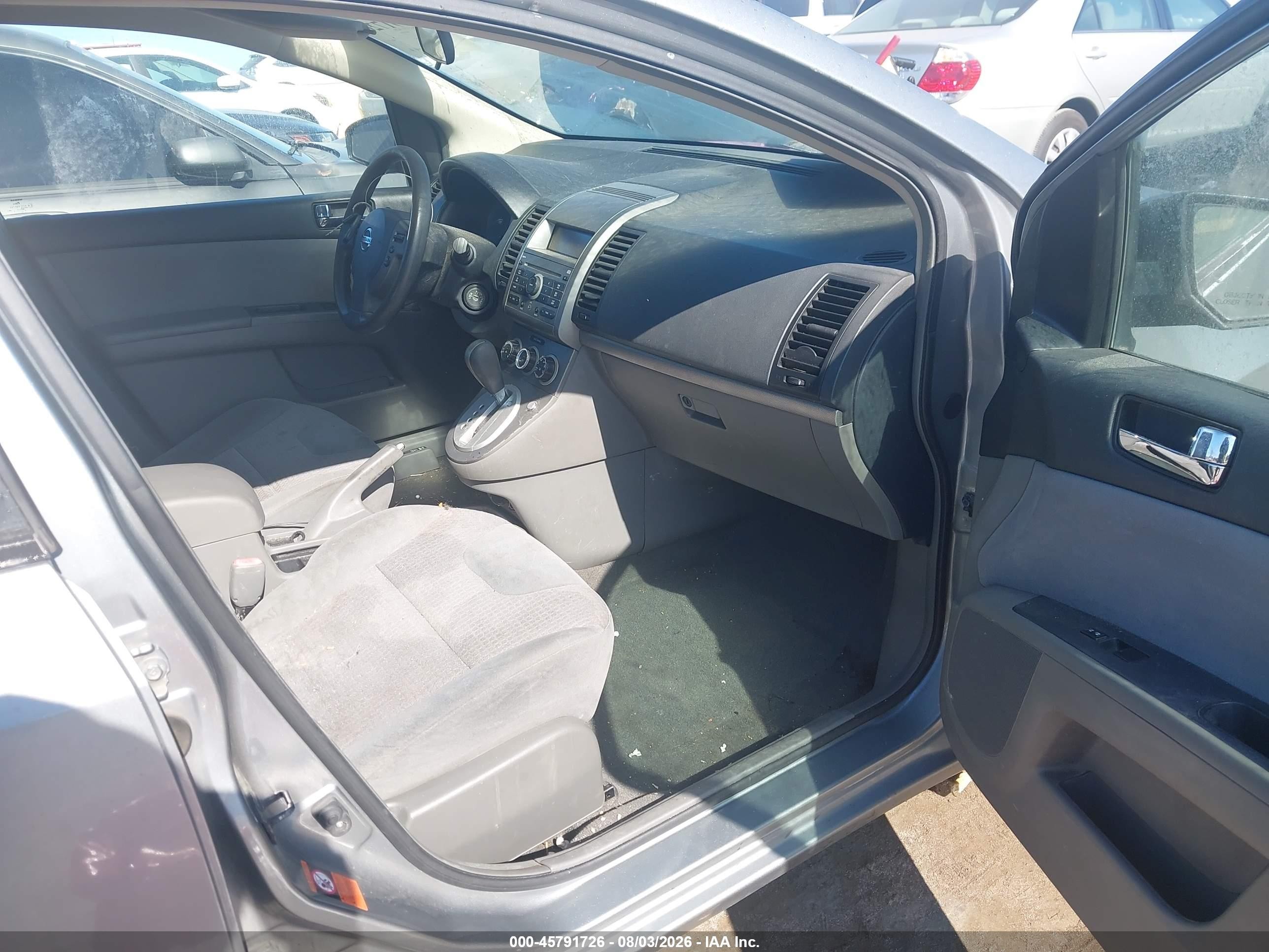 2008 Nissan Sentra 2.0s Gray vin: 3N1AB61E38L735116
