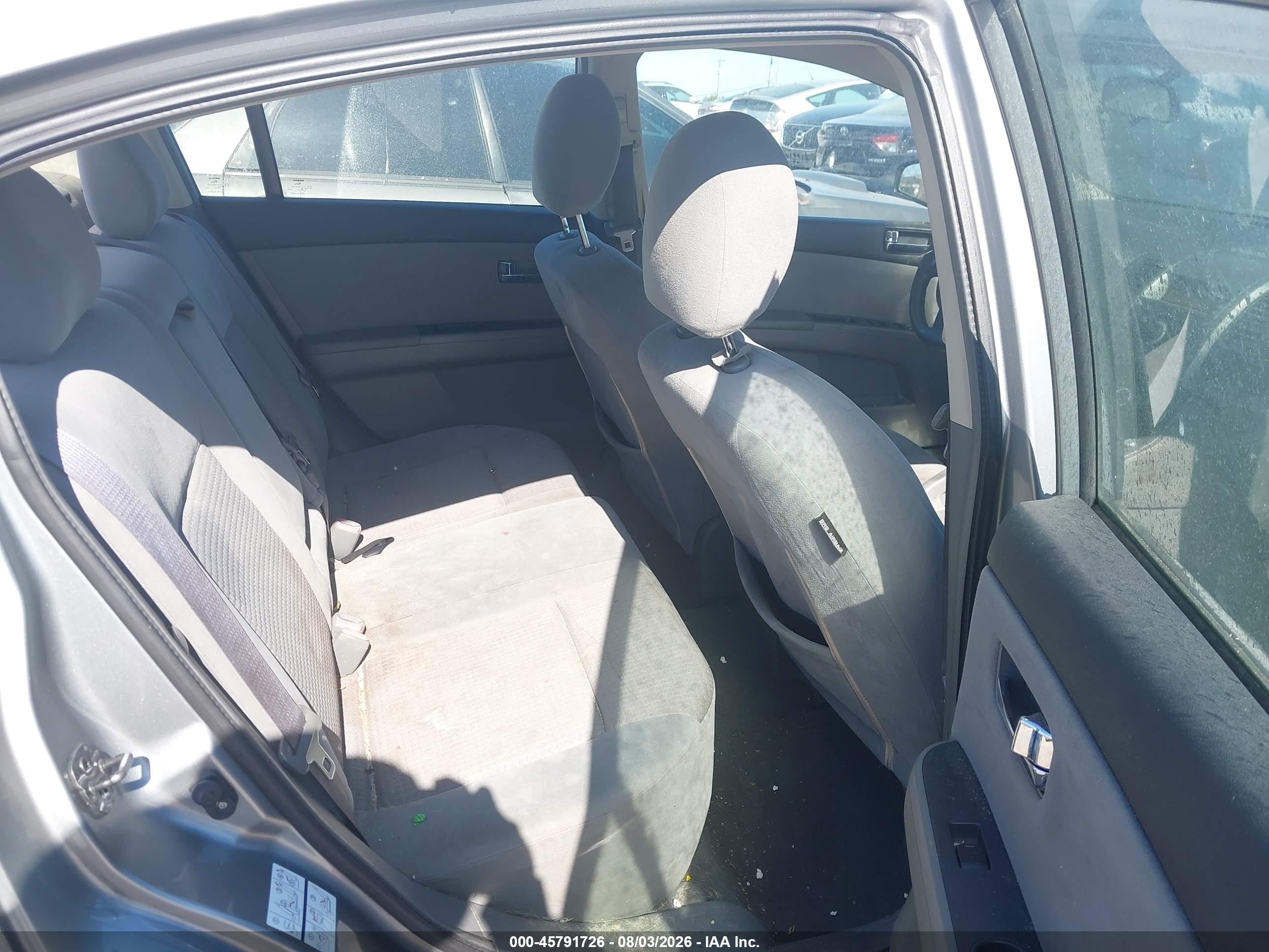 2008 Nissan Sentra 2.0s Gray vin: 3N1AB61E38L735116