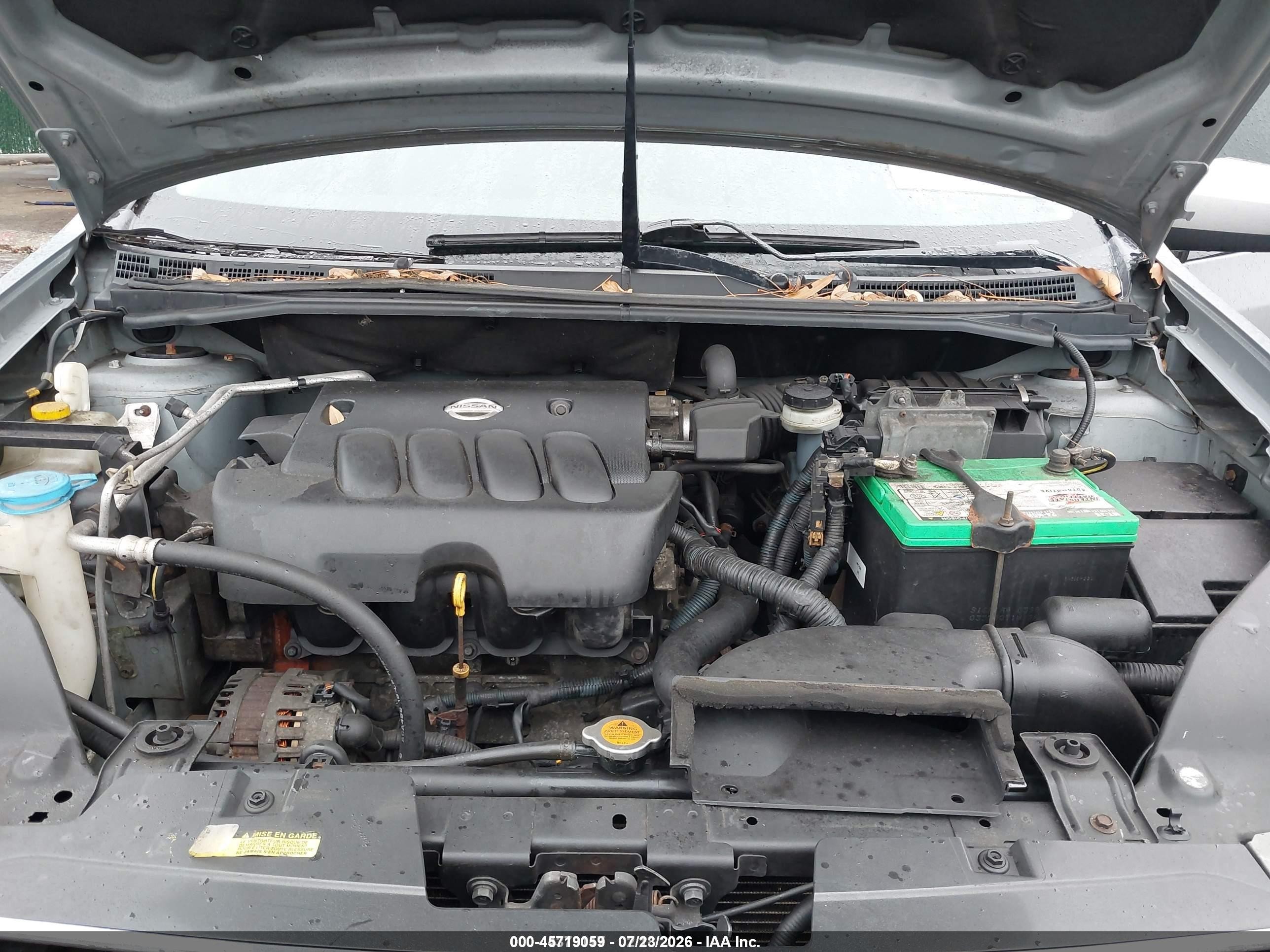 2008 Nissan Sentra 2.0s Gray vin: 3N1AB61E38L737674