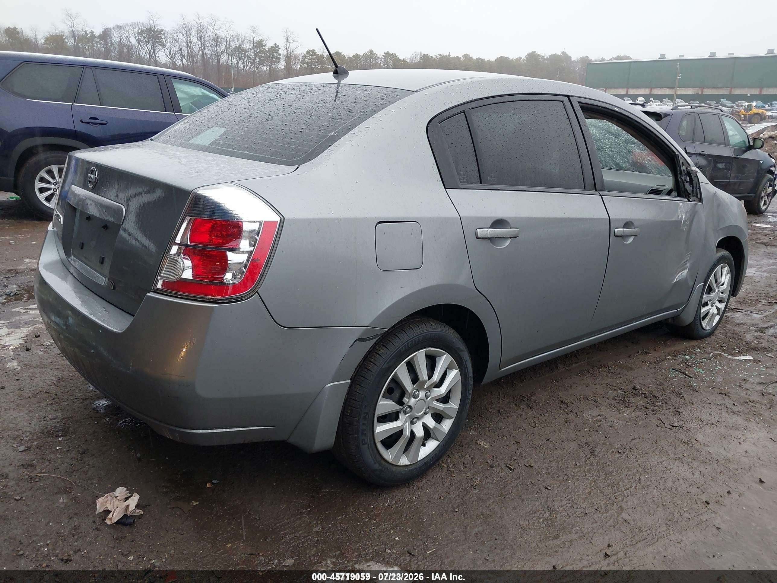 2008 Nissan Sentra 2.0s Gray vin: 3N1AB61E38L737674