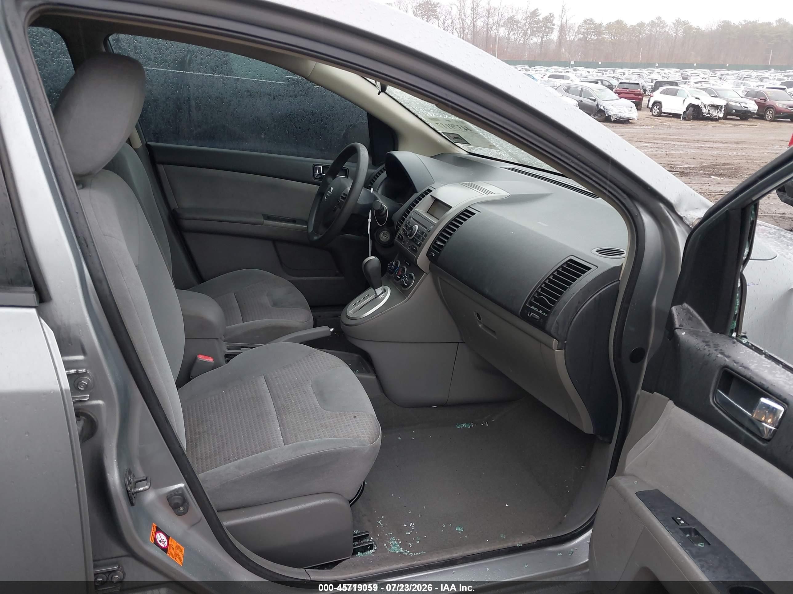 2008 Nissan Sentra 2.0s Gray vin: 3N1AB61E38L737674