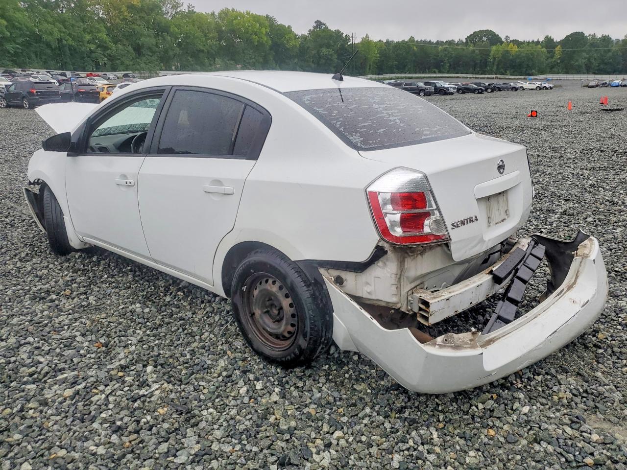 2008 Nissan Sentra 2.0 Белый vin: 3N1AB61E38L745225
