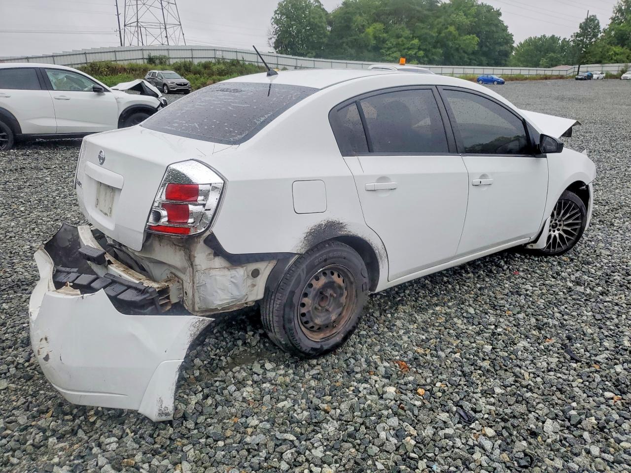 2008 Nissan Sentra 2.0 Белый vin: 3N1AB61E38L745225