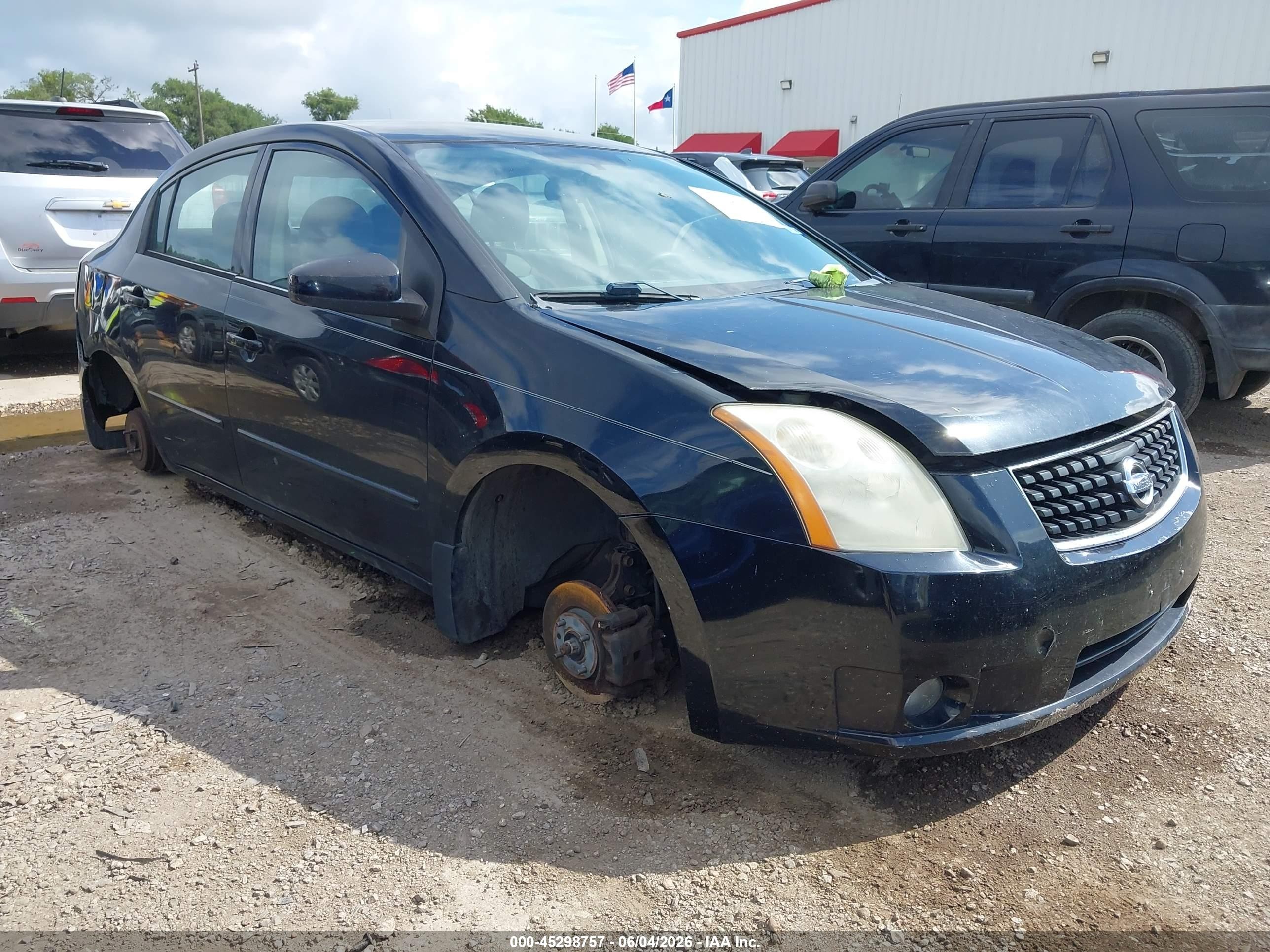 2008 Nissan Sentra 2.0s Black vin: 3N1AB61E38L754894