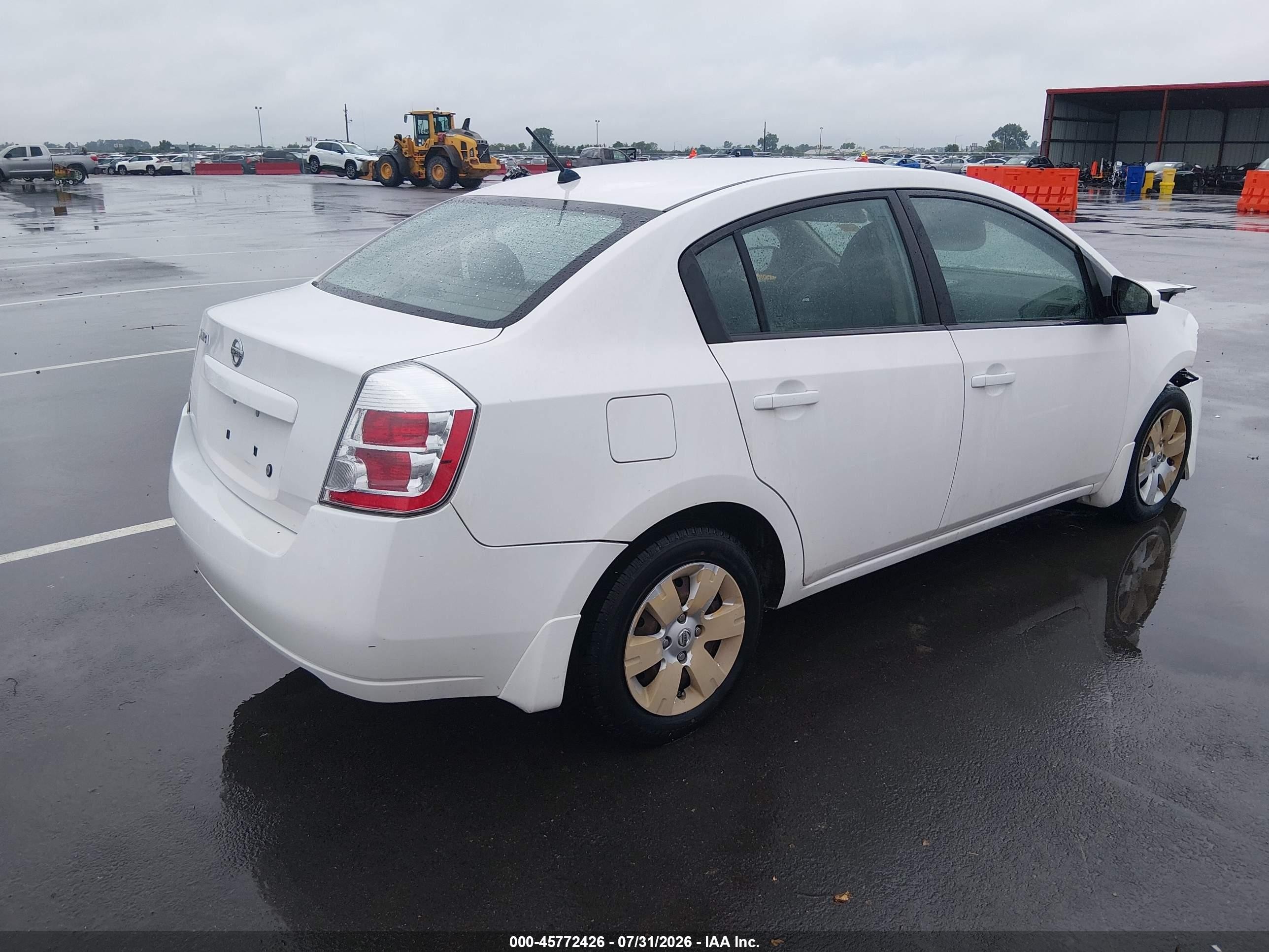2009 Nissan Sentra 2.0 White vin: 3N1AB61E39L606214