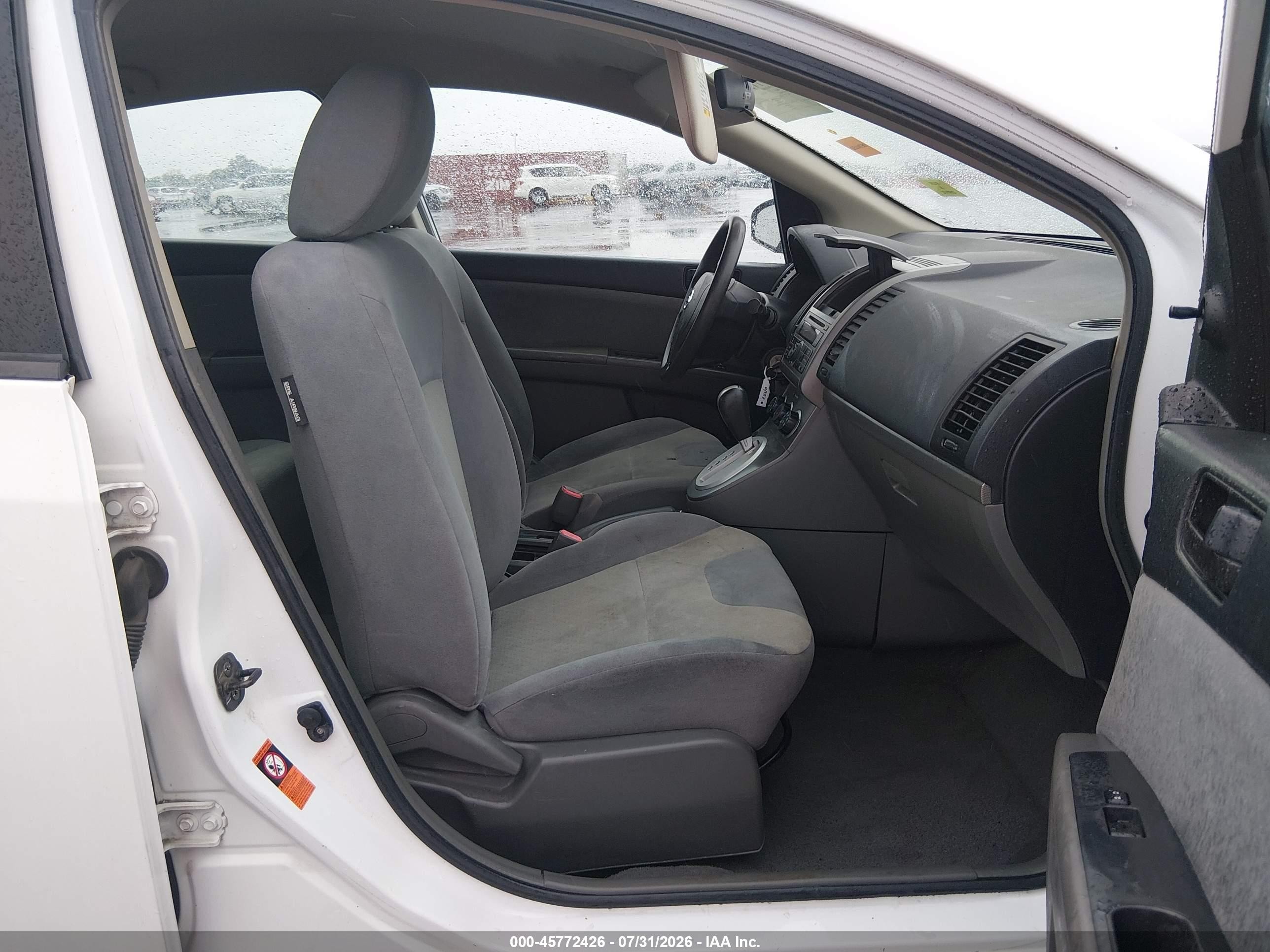 2009 Nissan Sentra 2.0 White vin: 3N1AB61E39L606214