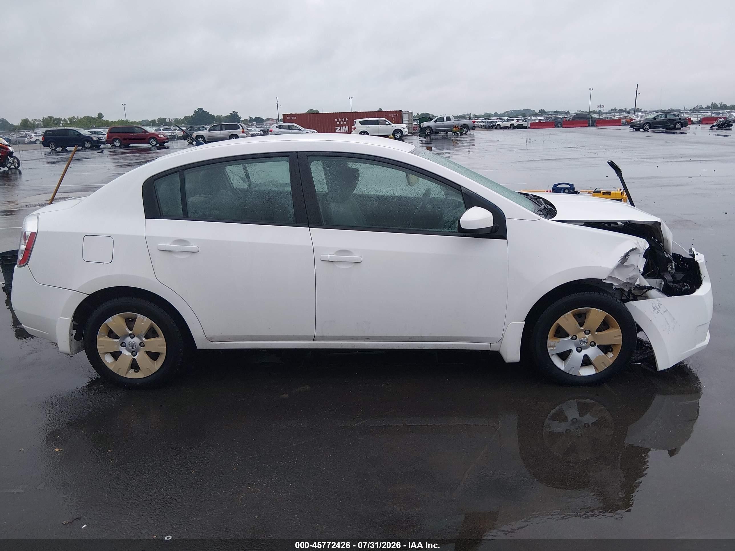 2009 Nissan Sentra 2.0 White vin: 3N1AB61E39L606214