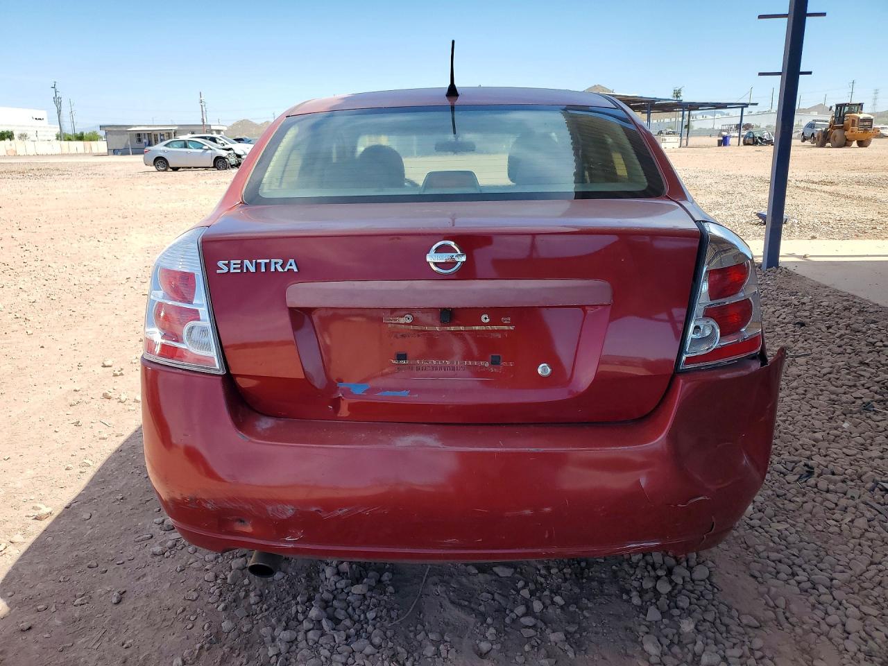 2009 Nissan Sentra 2.0 Красный vin: 3N1AB61E39L611865