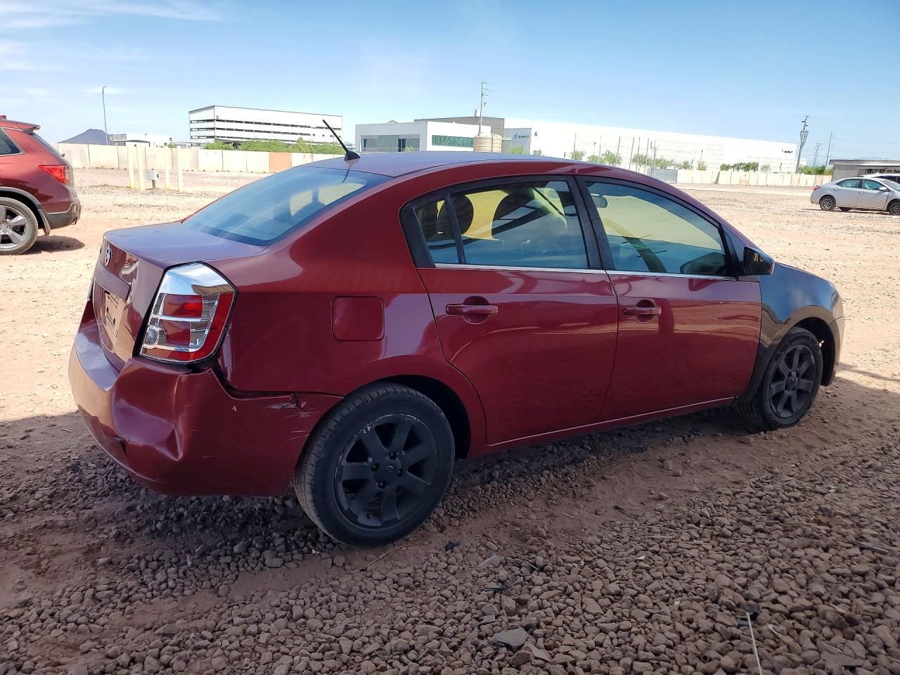 2009 Nissan Sentra 2.0 Красный vin: 3N1AB61E39L611865