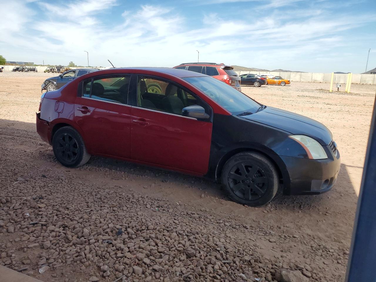 2009 Nissan Sentra 2.0 Красный vin: 3N1AB61E39L611865