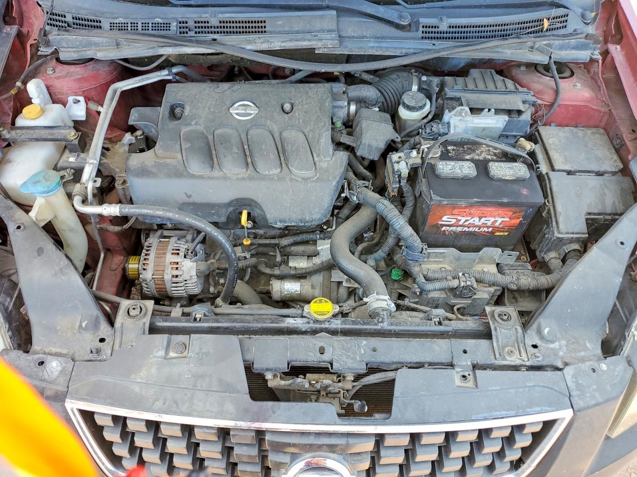 2009 Nissan Sentra 2.0 Красный vin: 3N1AB61E39L611865