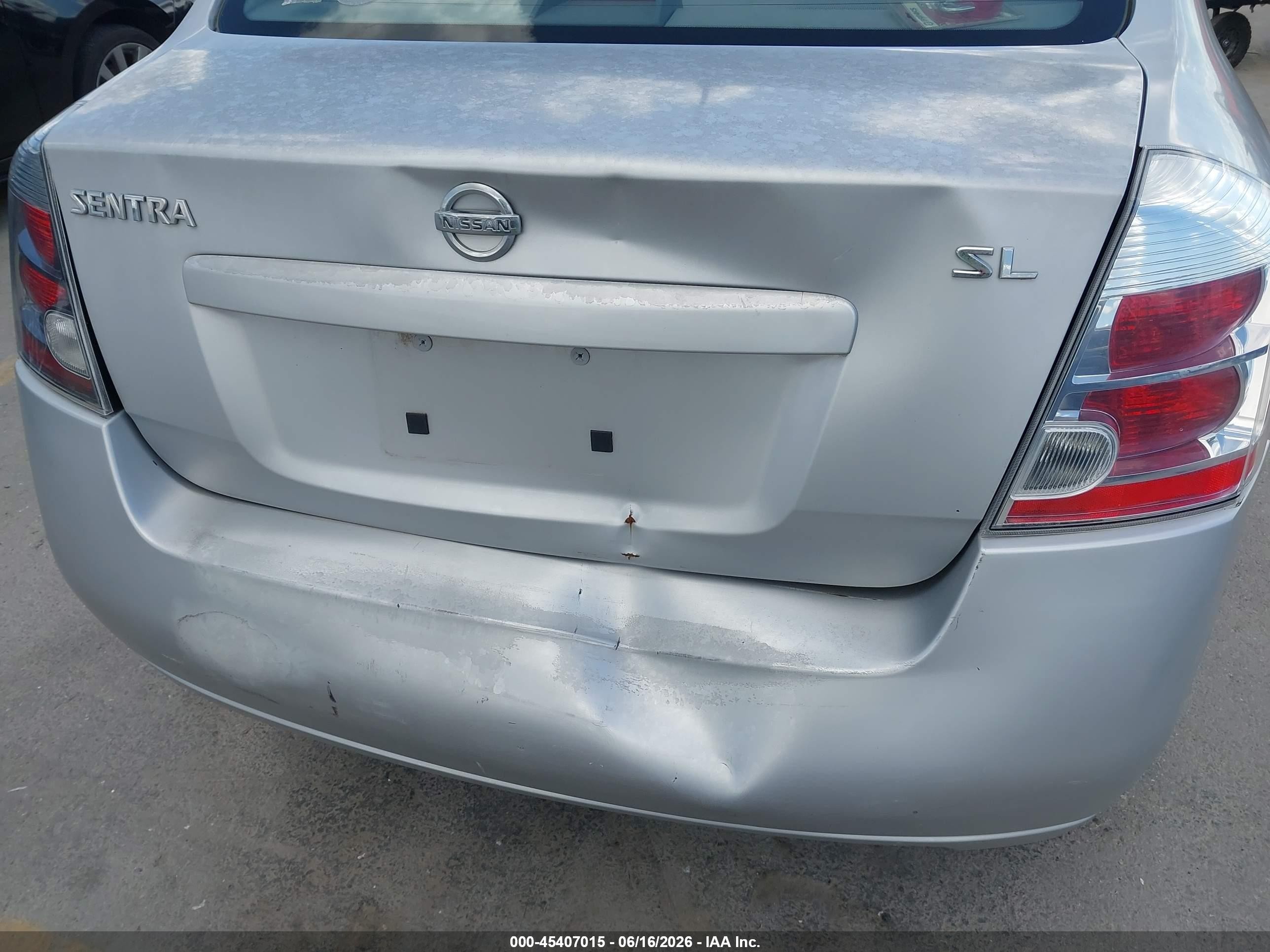 2009 Nissan Sentra 2.0sl Серебряный vin: 3N1AB61E39L632487