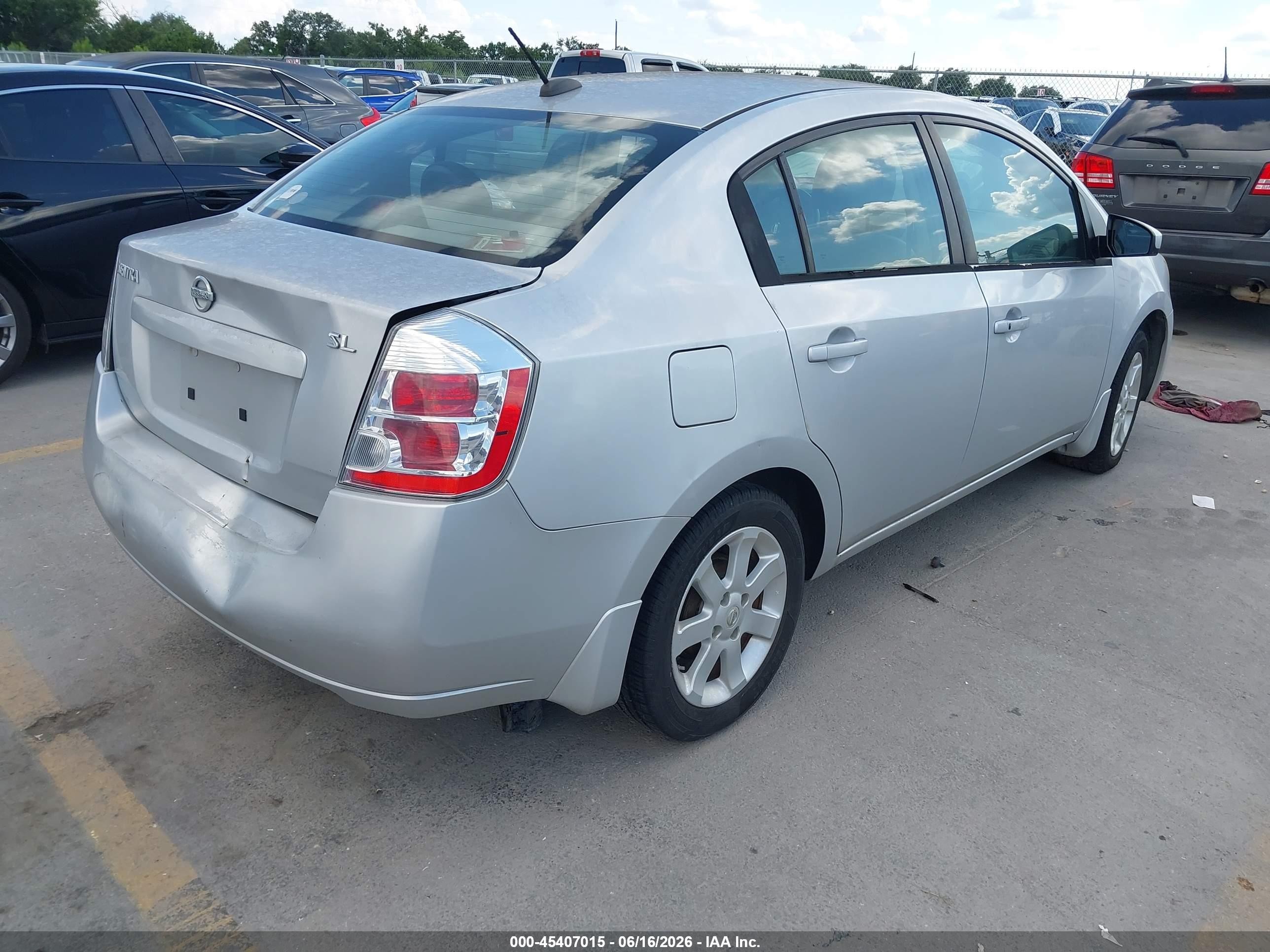2009 Nissan Sentra 2.0sl Серебряный vin: 3N1AB61E39L632487