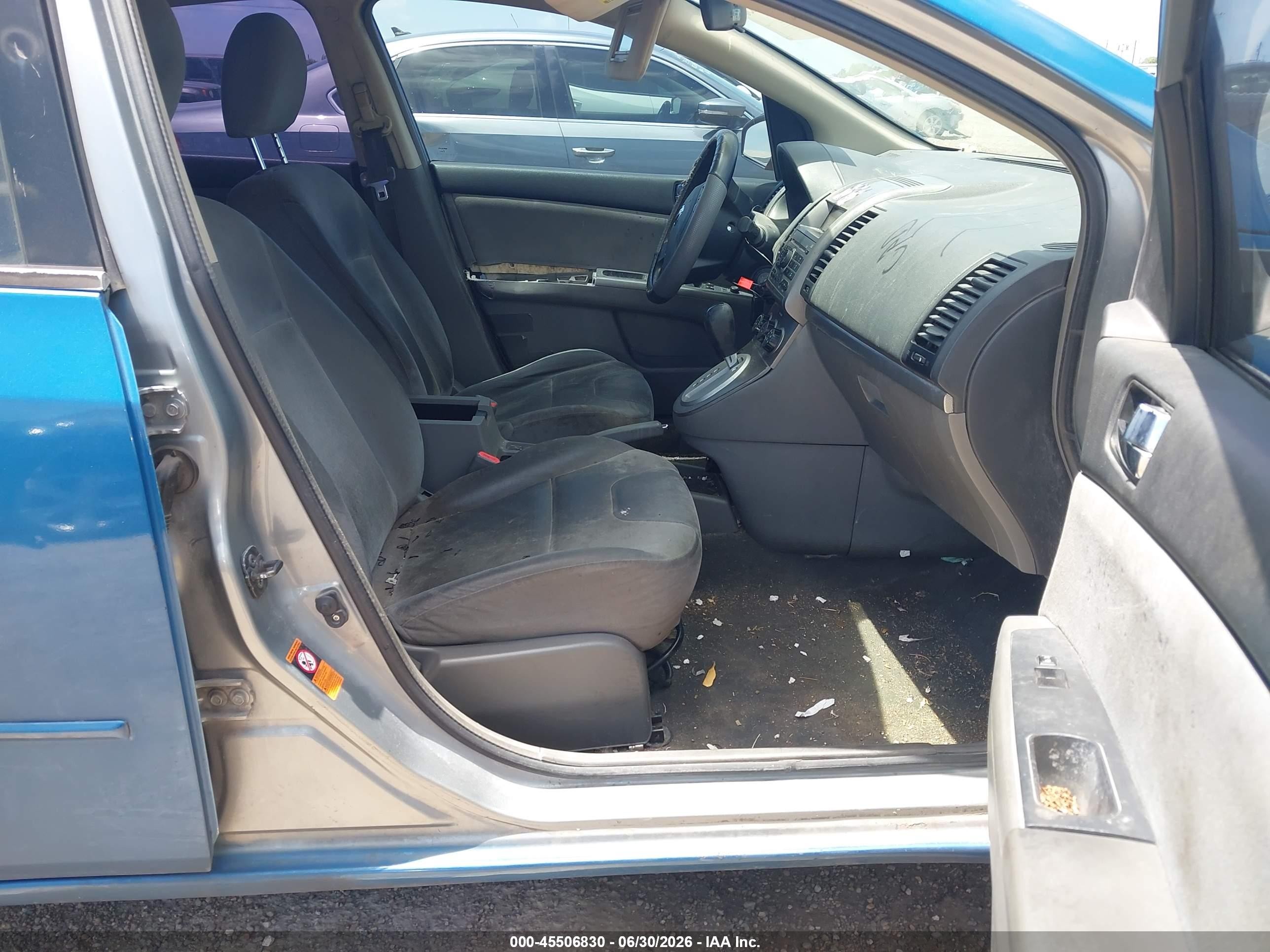 2009 Nissan Sentra 2.0s Blue vin: 3N1AB61E39L653498
