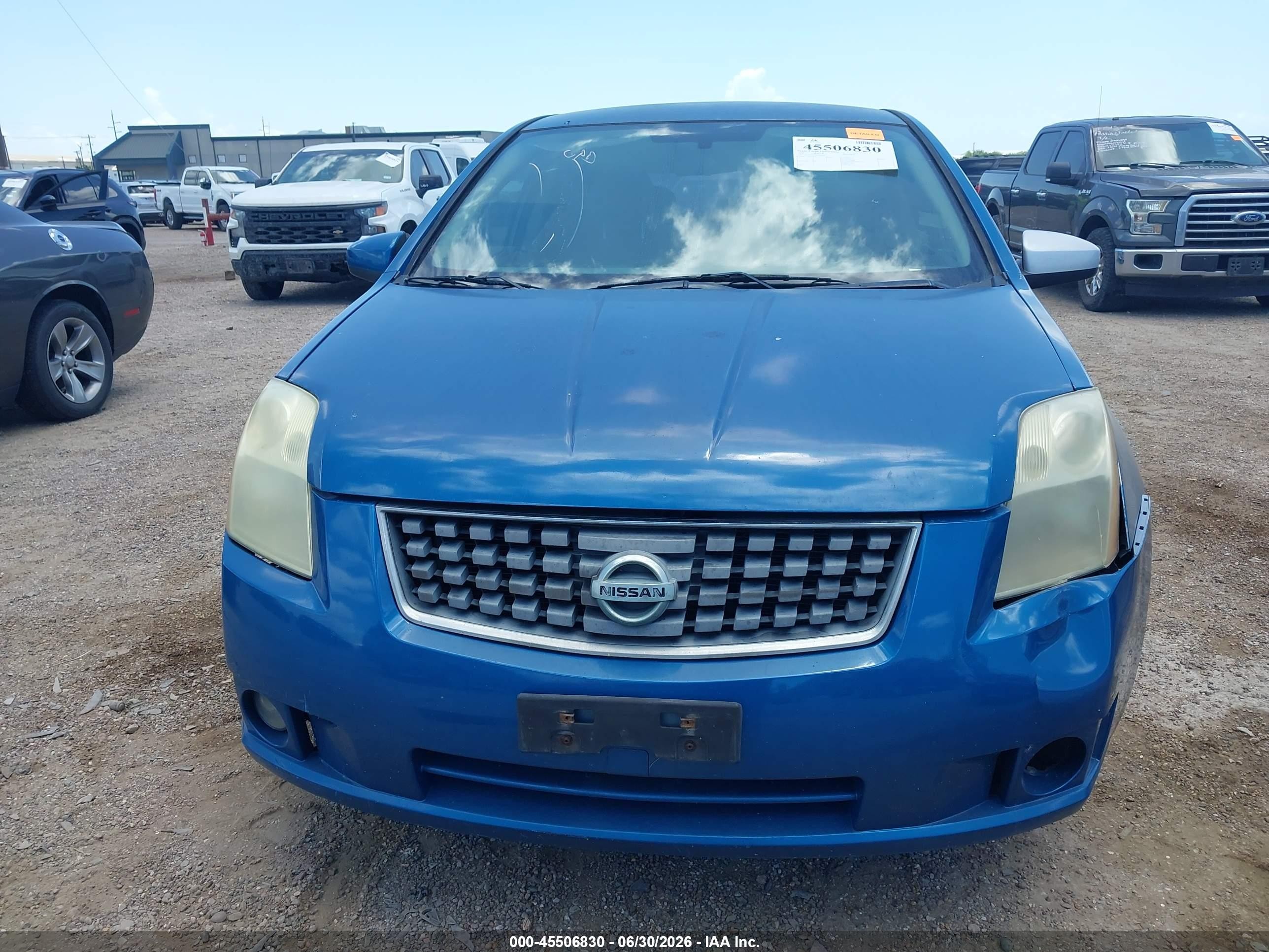 2009 Nissan Sentra 2.0s Blue vin: 3N1AB61E39L653498