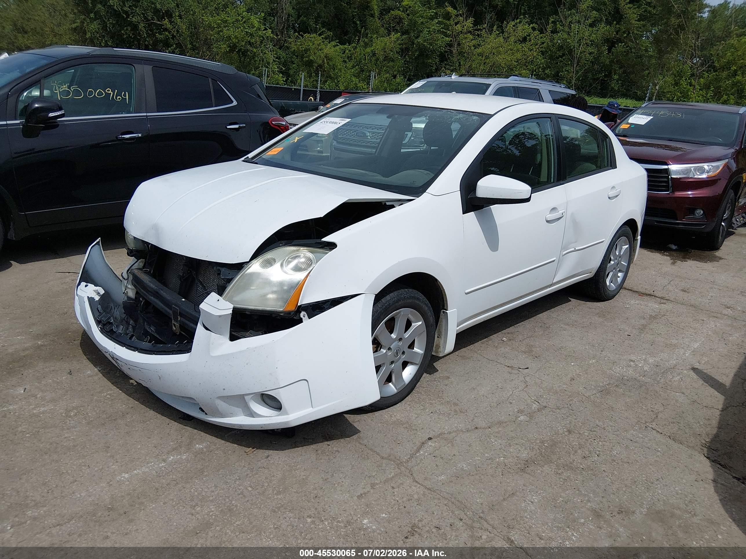 2009 Nissan Sentra 2.0s White vin: 3N1AB61E39L680698