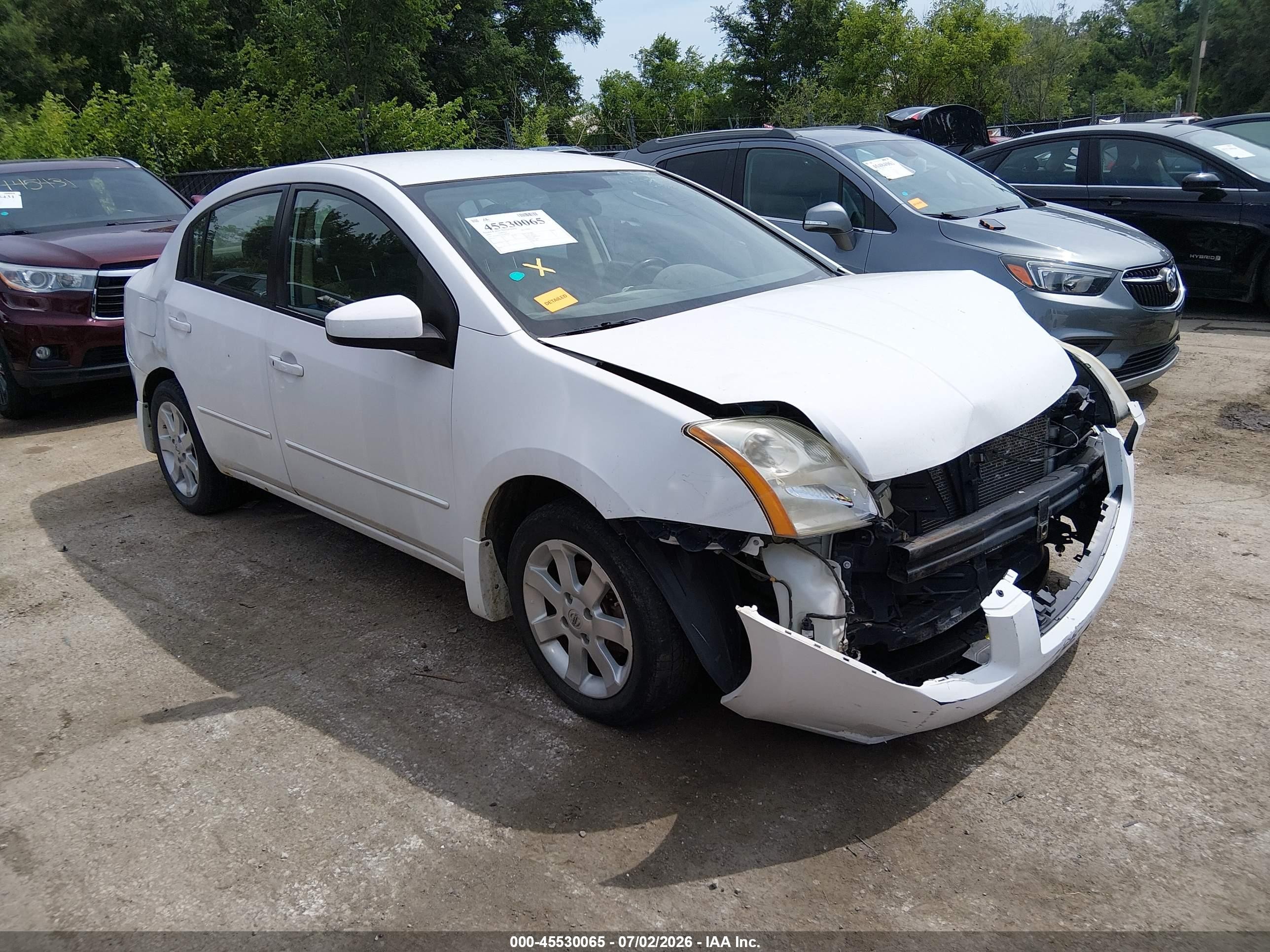 2009 Nissan Sentra 2.0s White vin: 3N1AB61E39L680698