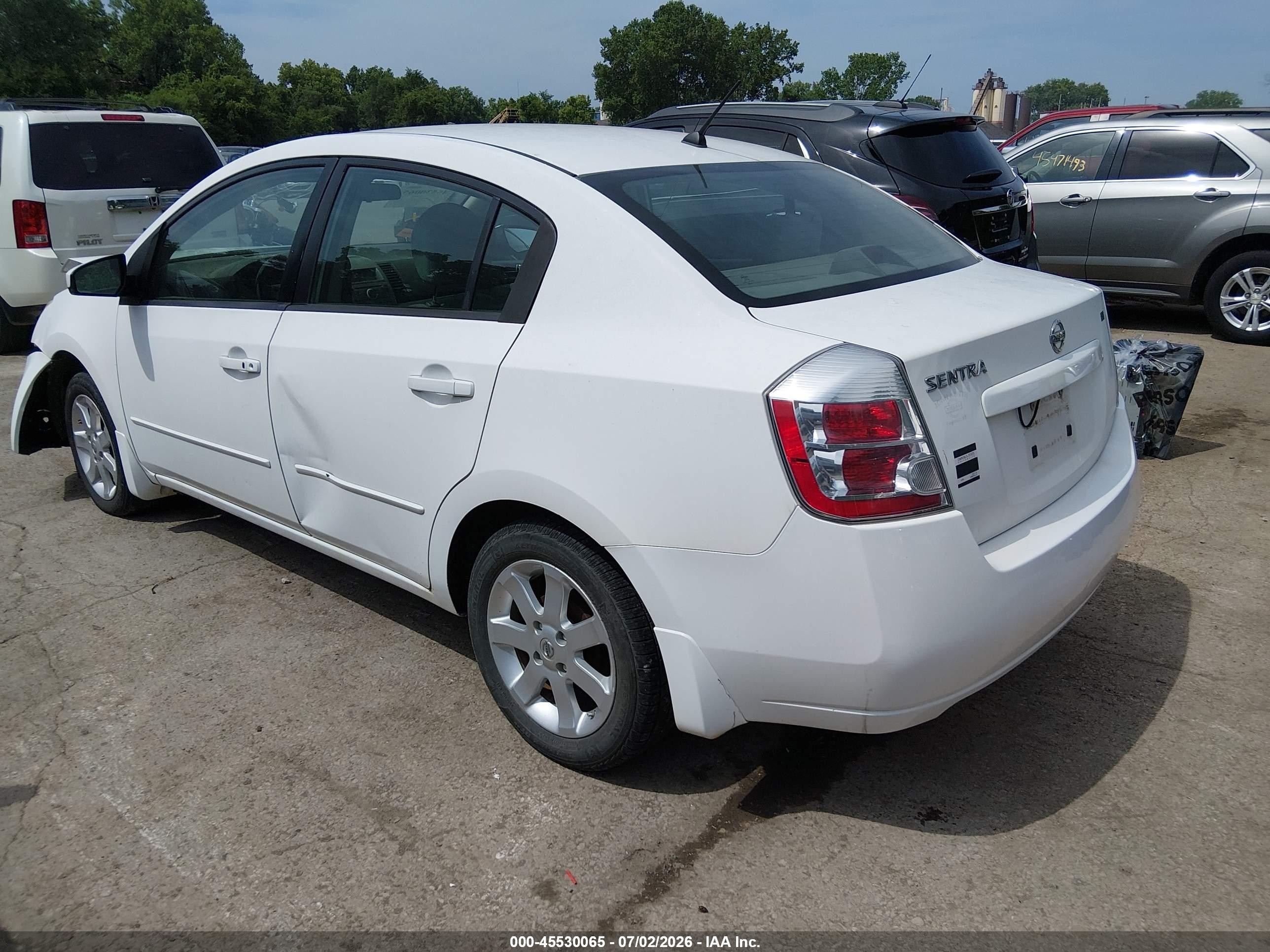 2009 Nissan Sentra 2.0s White vin: 3N1AB61E39L680698