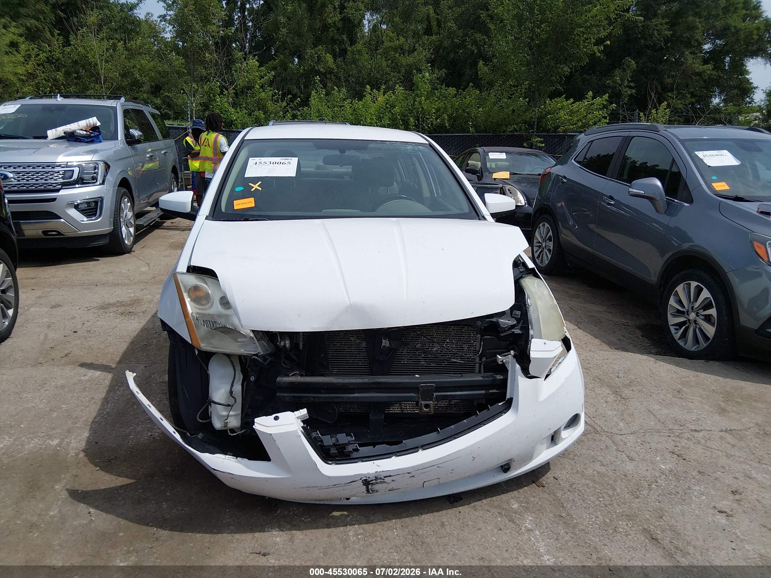 2009 Nissan Sentra 2.0s White vin: 3N1AB61E39L680698