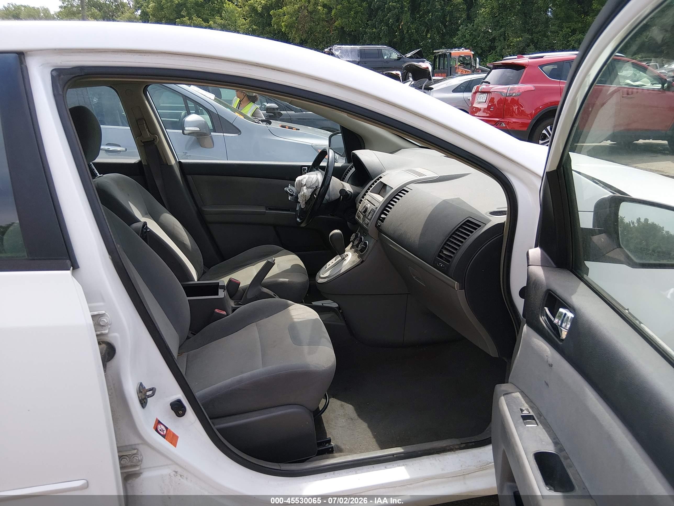 2009 Nissan Sentra 2.0s White vin: 3N1AB61E39L680698
