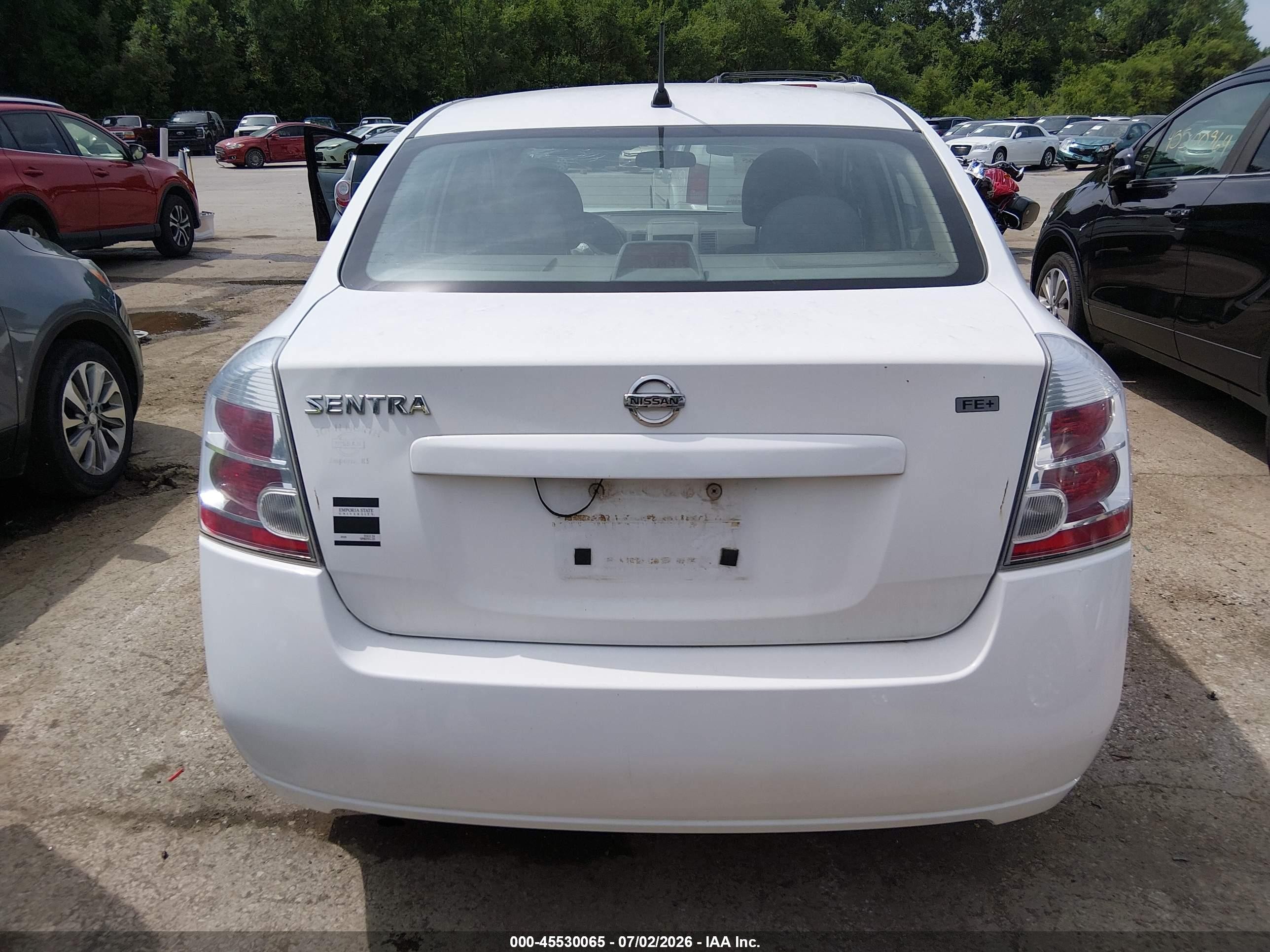 2009 Nissan Sentra 2.0s White vin: 3N1AB61E39L680698