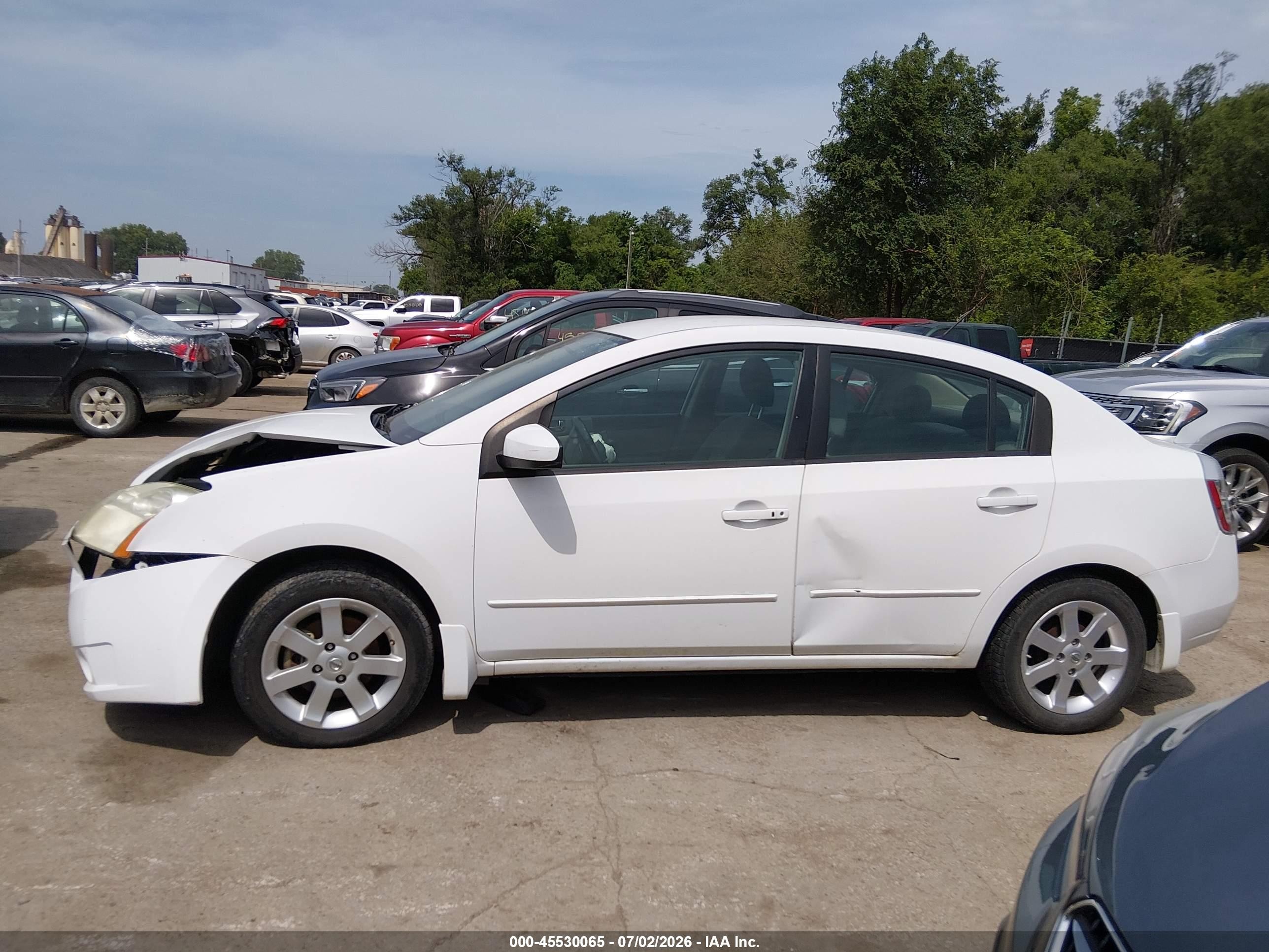 2009 Nissan Sentra 2.0s White vin: 3N1AB61E39L680698