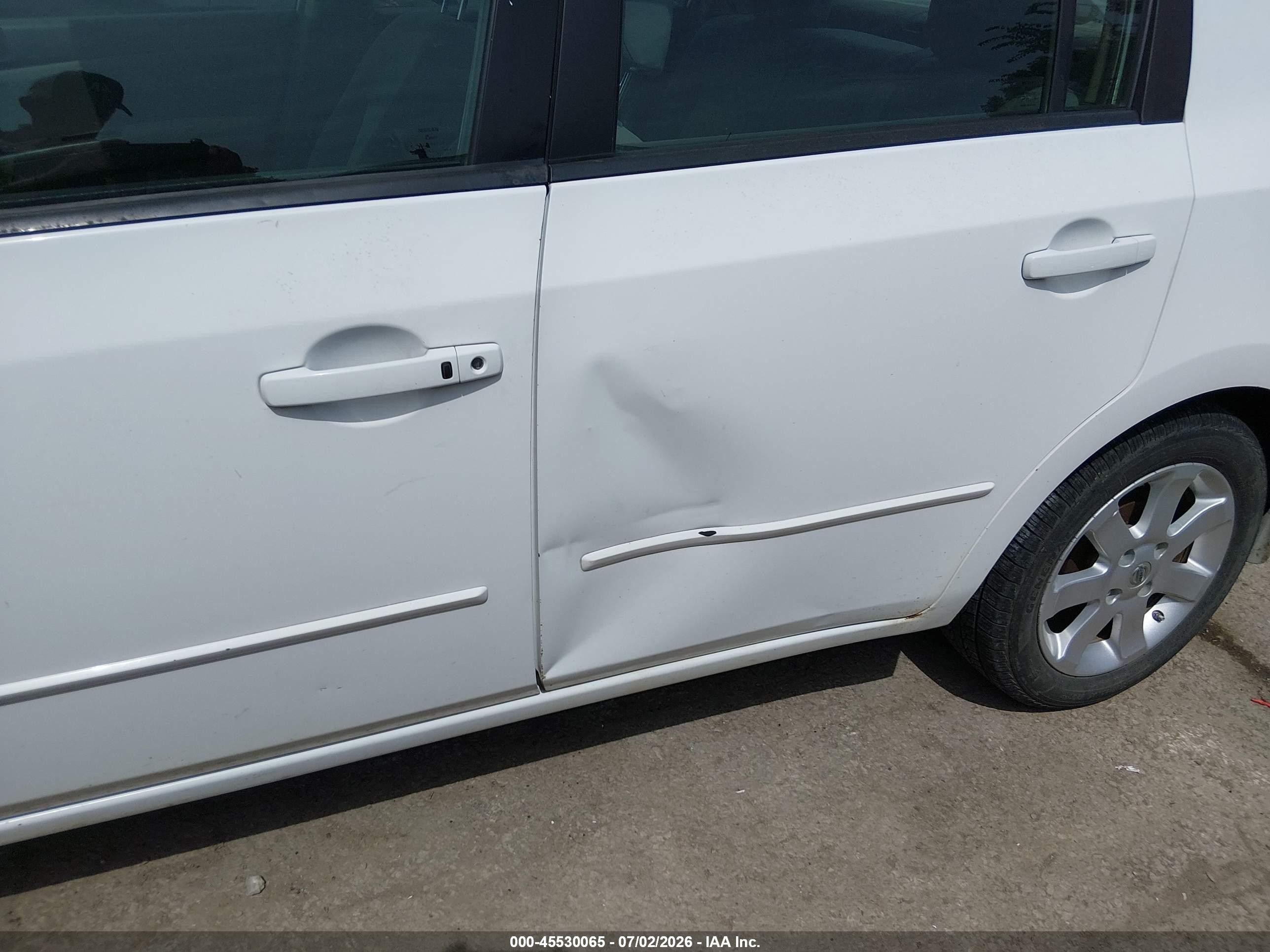 2009 Nissan Sentra 2.0s White vin: 3N1AB61E39L680698