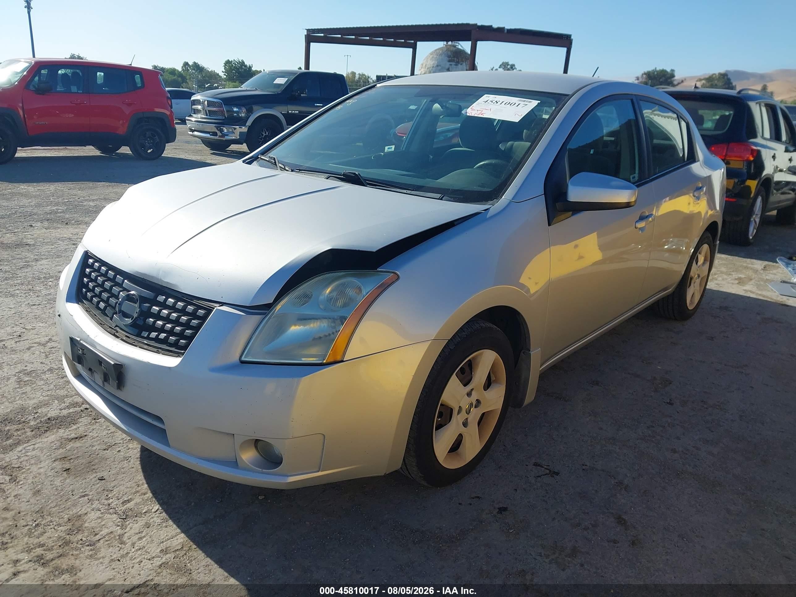 2009 Nissan Sentra 2.0s Silver vin: 3N1AB61E39L693757