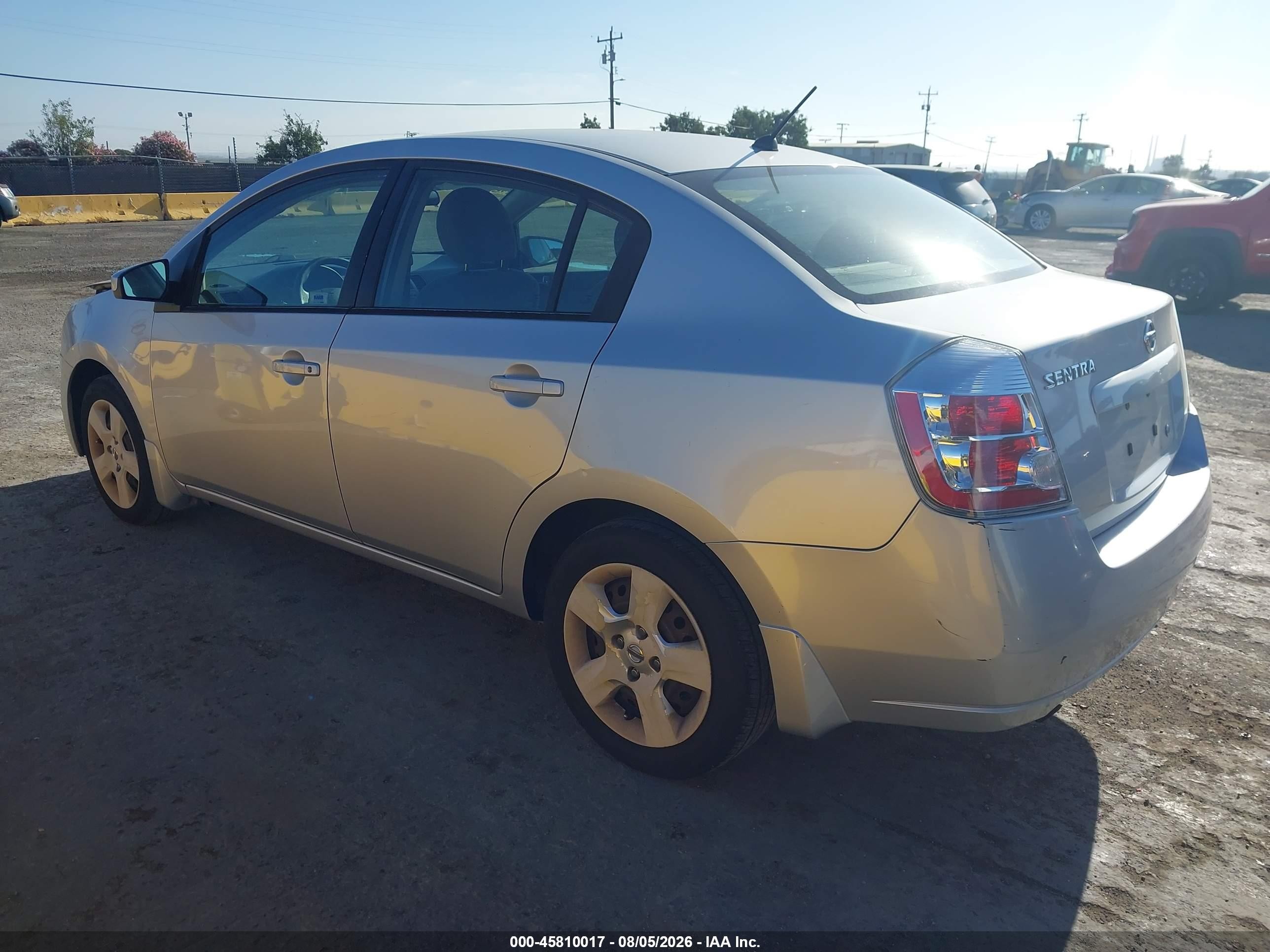 2009 Nissan Sentra 2.0s Silver vin: 3N1AB61E39L693757