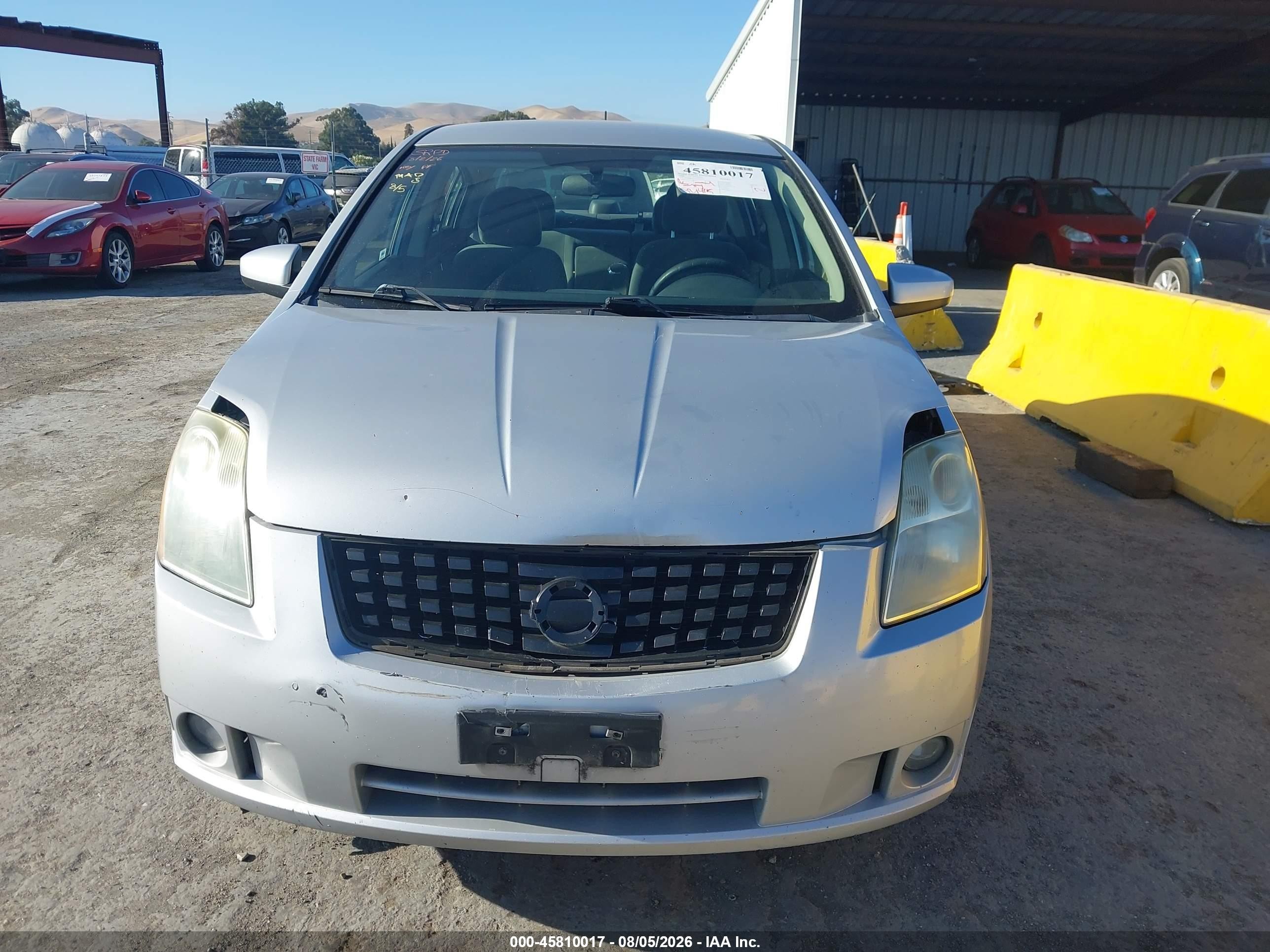 2009 Nissan Sentra 2.0s Silver vin: 3N1AB61E39L693757