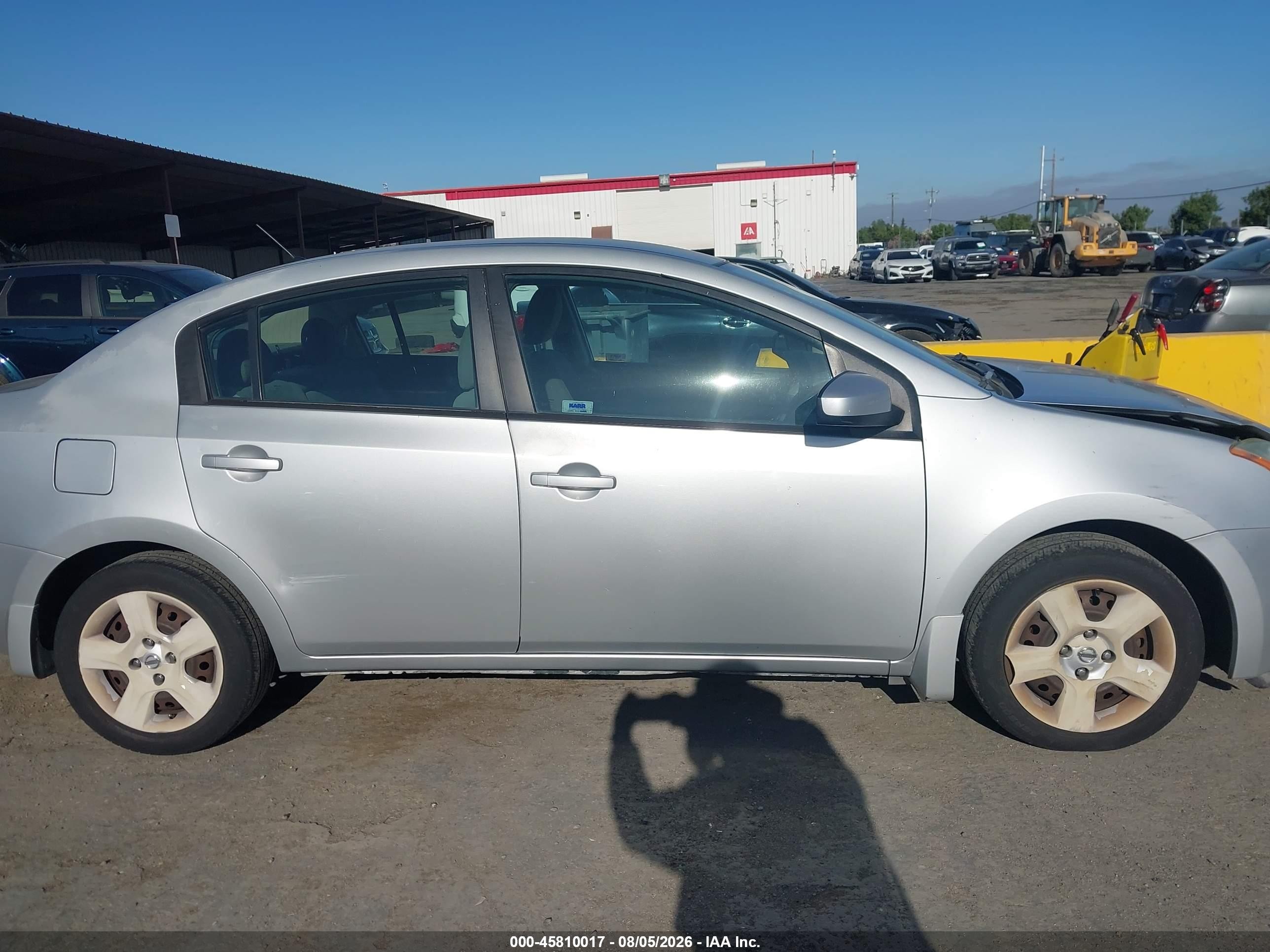 2009 Nissan Sentra 2.0s Silver vin: 3N1AB61E39L693757