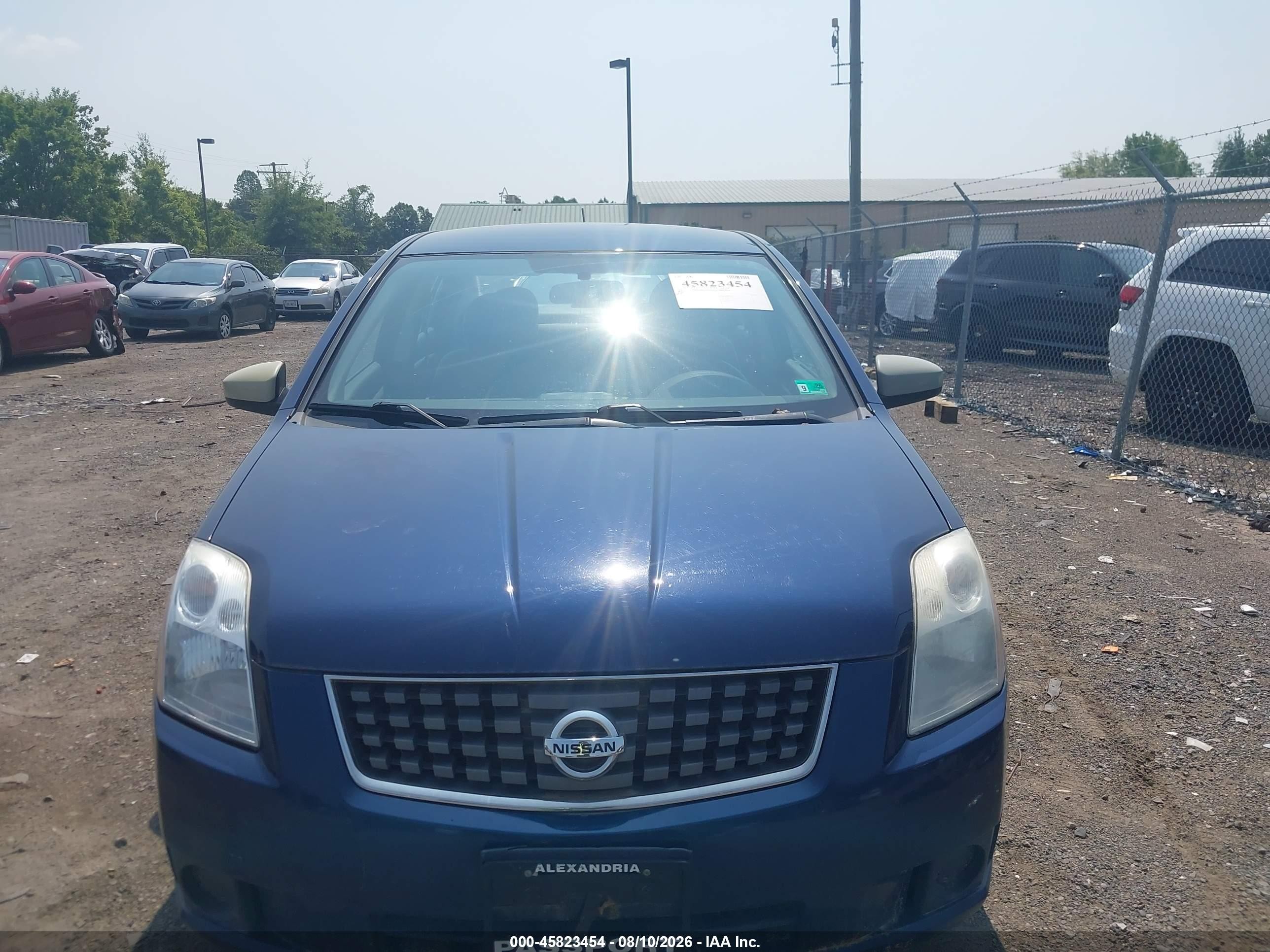 2007 Nissan Sentra 2.0s Blue vin: 3N1AB61E47L640045