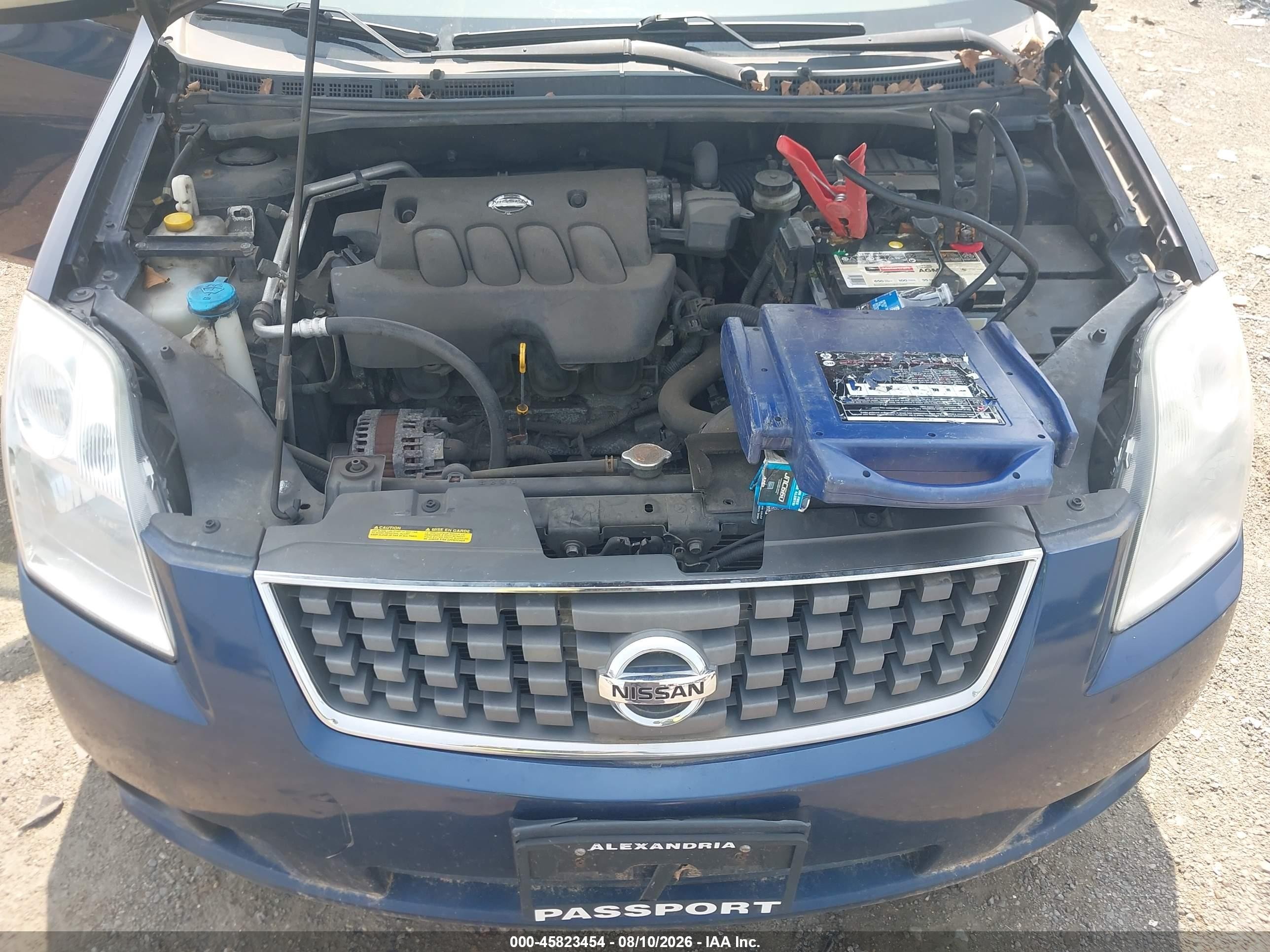 2007 Nissan Sentra 2.0s Blue vin: 3N1AB61E47L640045